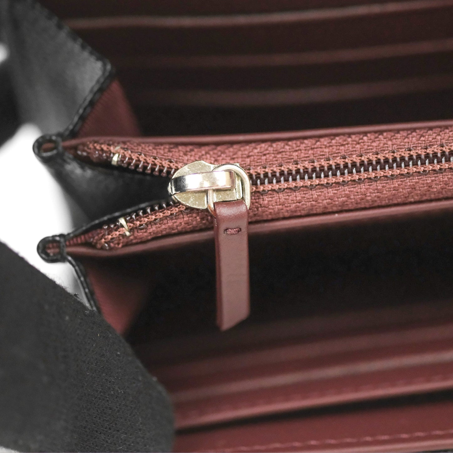 Chanel Quilted Classic Zip Long Wallet Black Caviar Silver Hardware