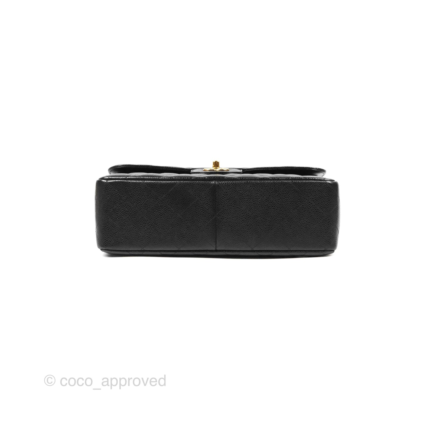 Chanel Jumbo Double Flap Black Caviar Gold Hardware⁣⁣