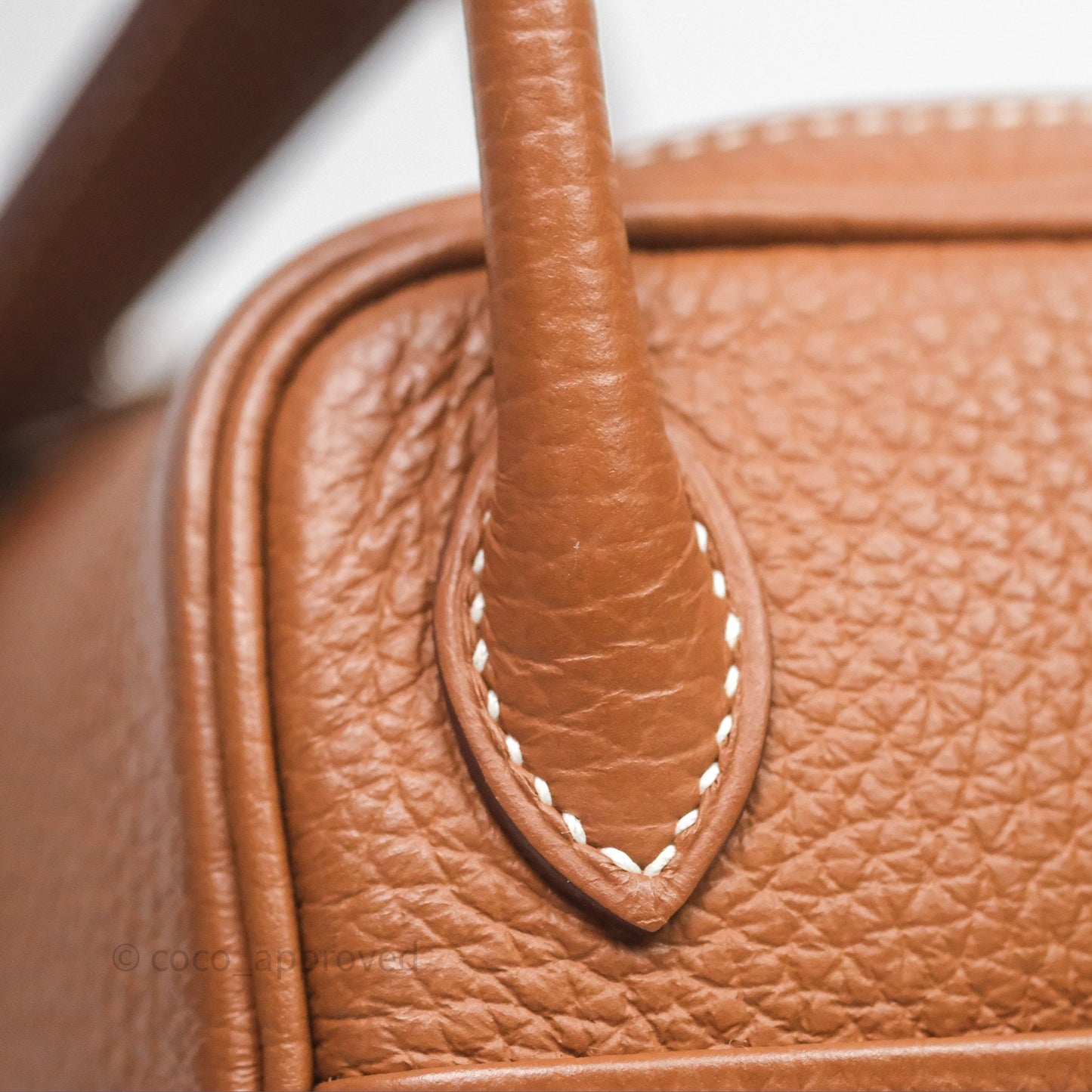 Hermès Mini Lindy 20 Gold Clemence Palladium Hardware