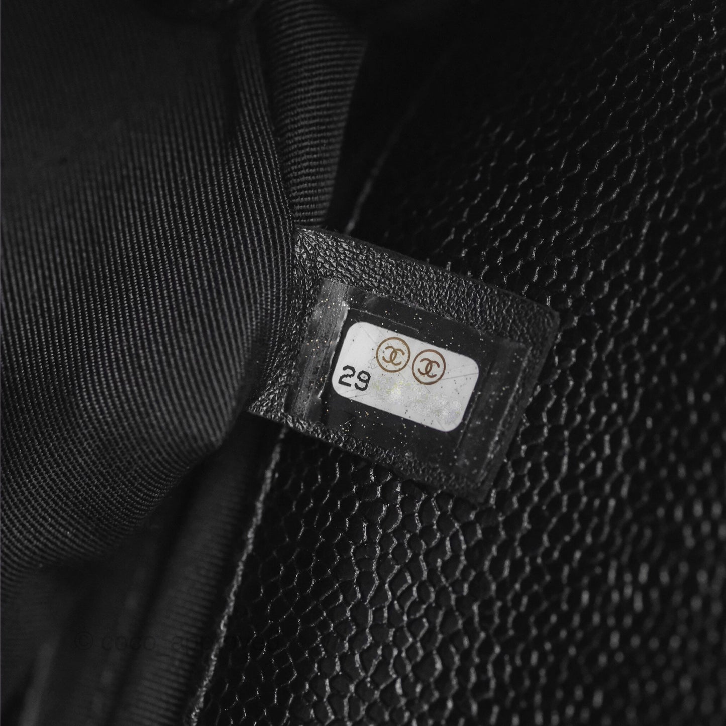Chanel Quilted Mini Square Flap Bag So Black Caviar Incognito