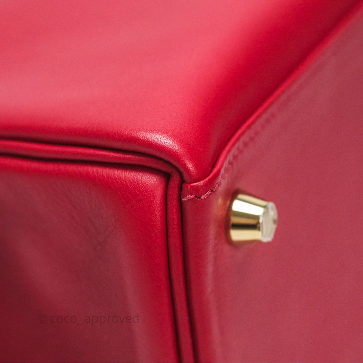 Hermès Kelly II 25 Retourne Swift Rouge Piment 5X Gold Hardware