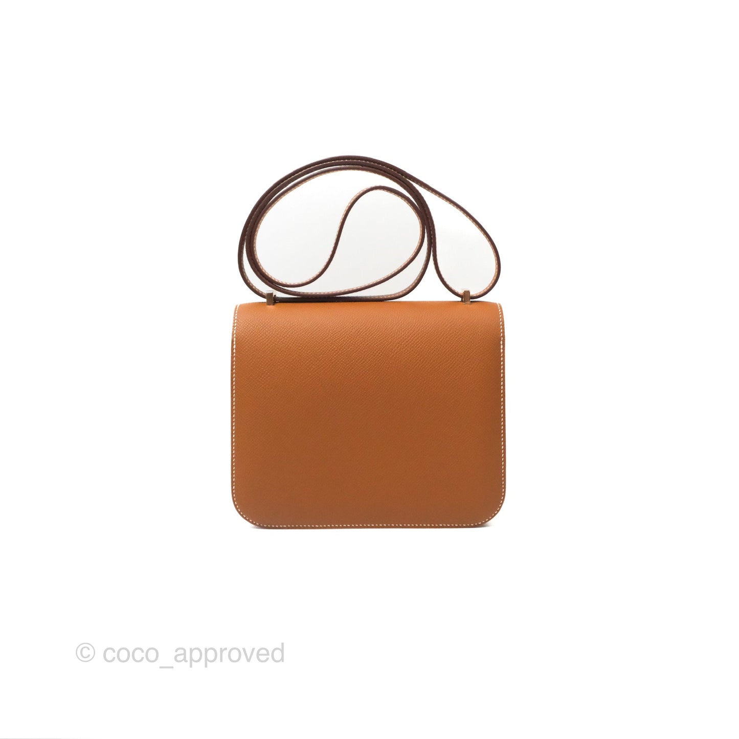 Hermès Constance Mini 18 with Mirror Gold Epsom Rose Gold Hardware