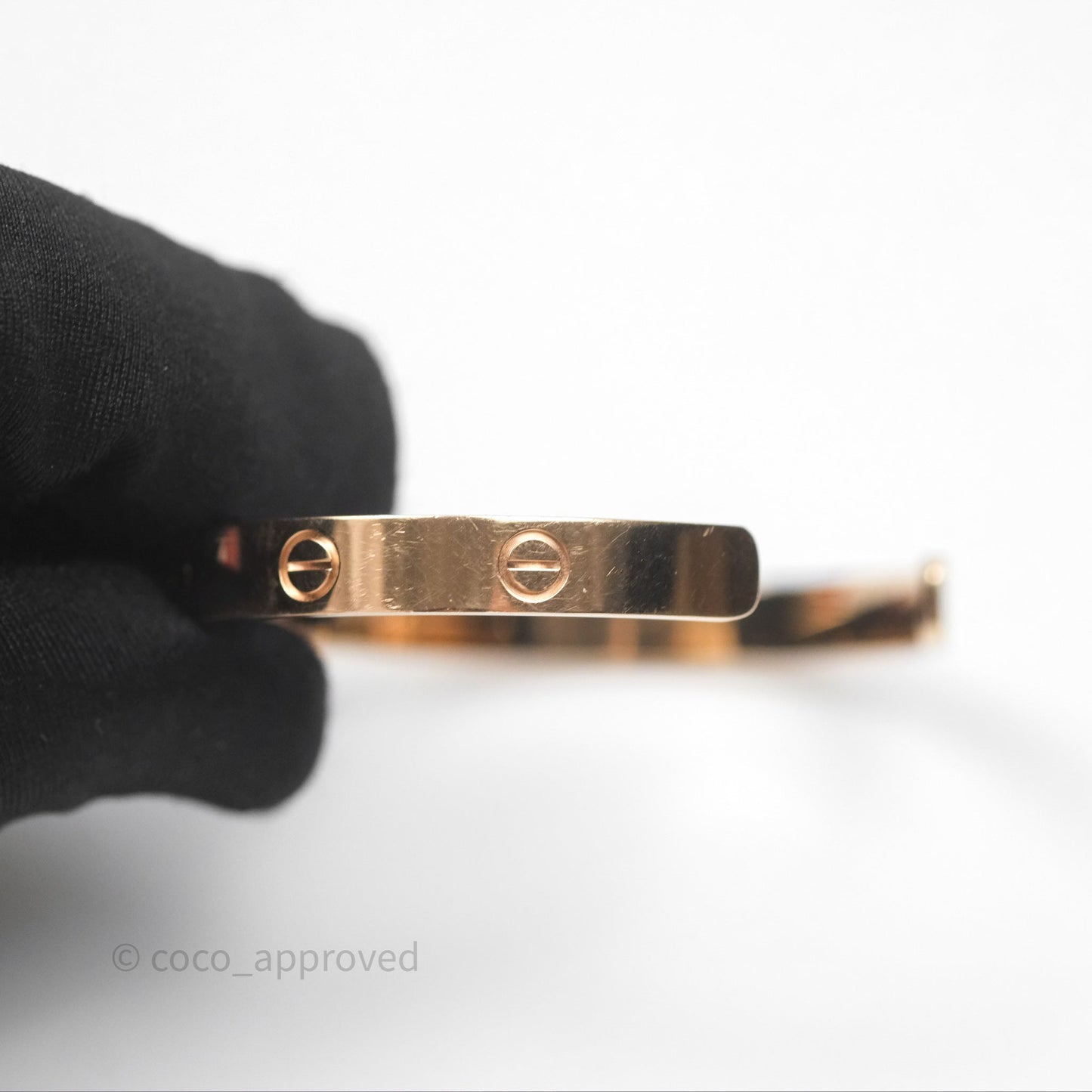 Cartier Love Bracelet Open Classic Model Rose Gold