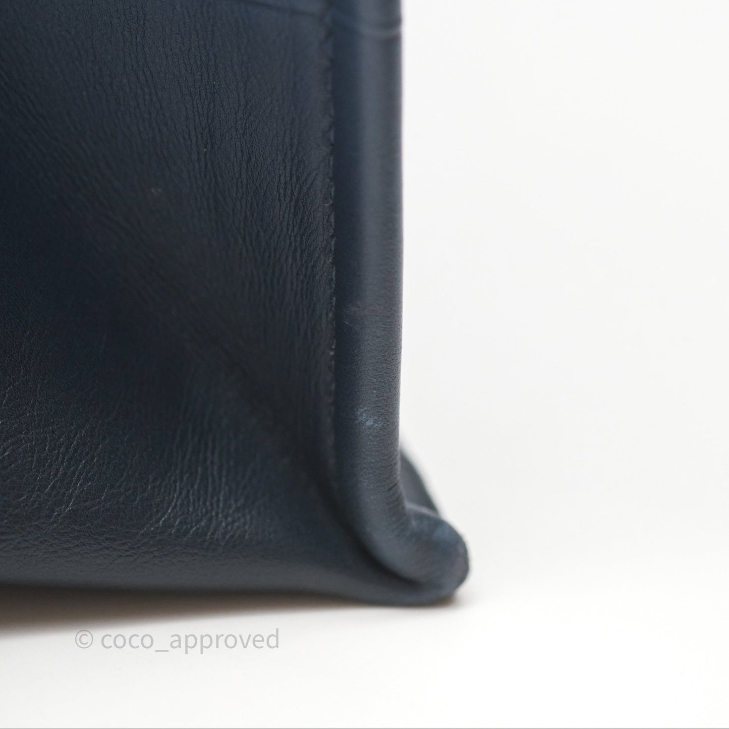 Christian Dior Medium Book Tote Blue Calfskin