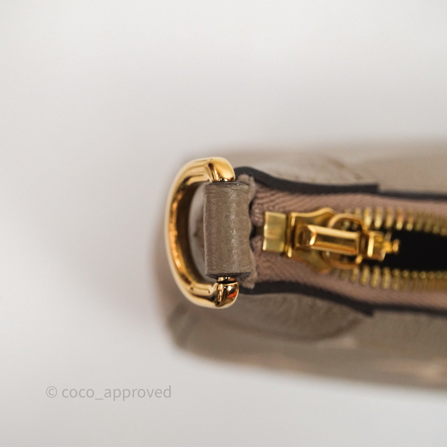 Louis Vuitton Bagatelle Bag Monogram Empreinte Beige