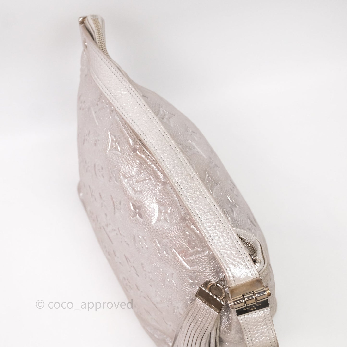 Louis Vuitton Monogram Shimmer Halo Bag Silver