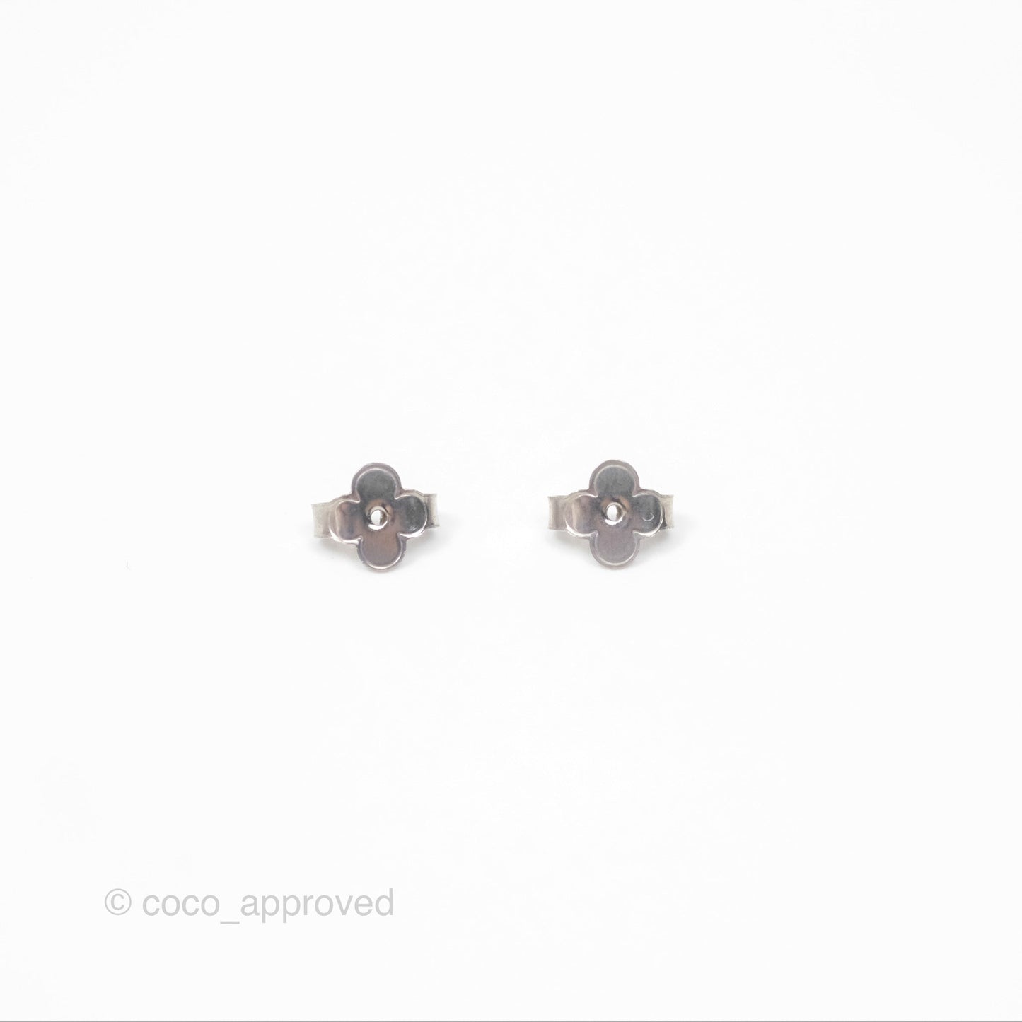Louis Vuitton LV Iconic Flower Earrings Steel & Brass