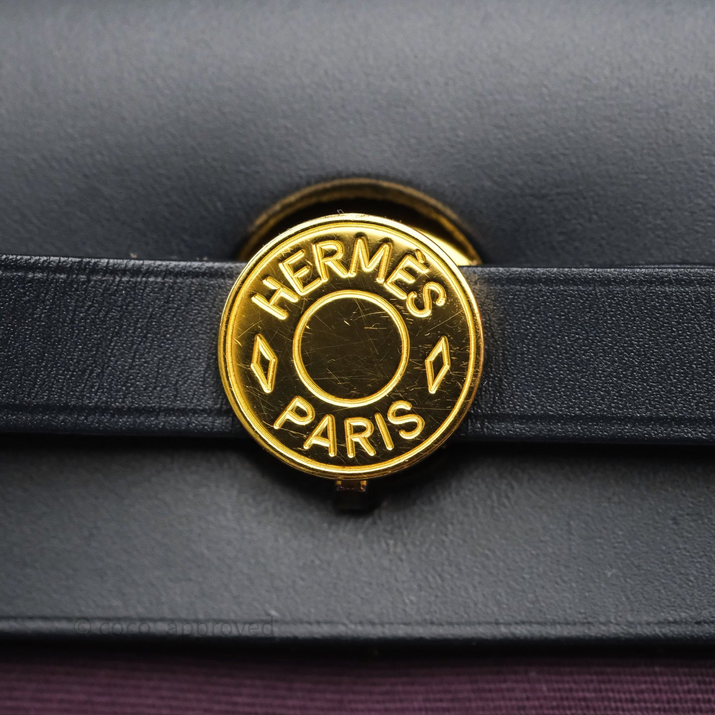 Hermès Herbag Zip 31 Retourne Cassis Bleu Indigo