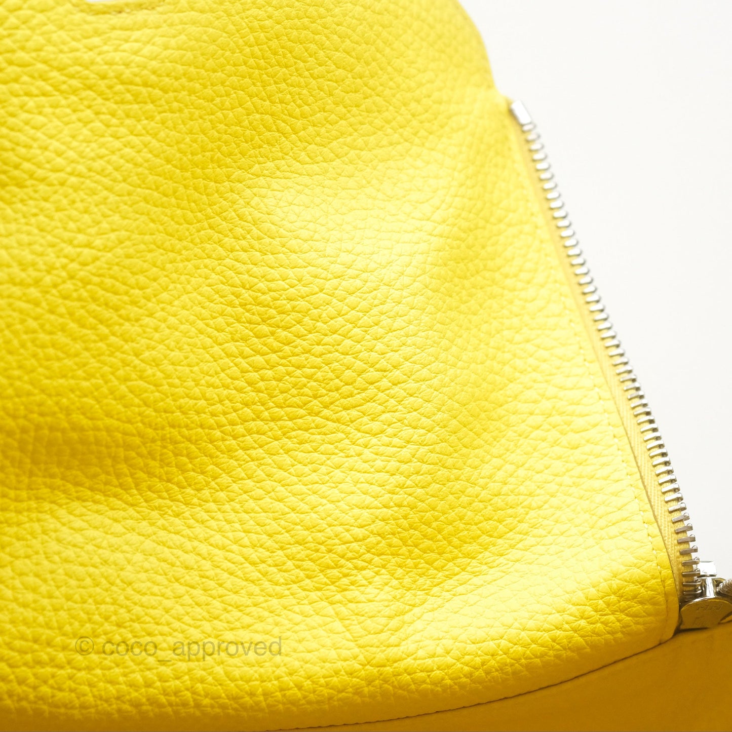 Hermès Lindy 30 Celemence Lime 9R Palladium Hardware