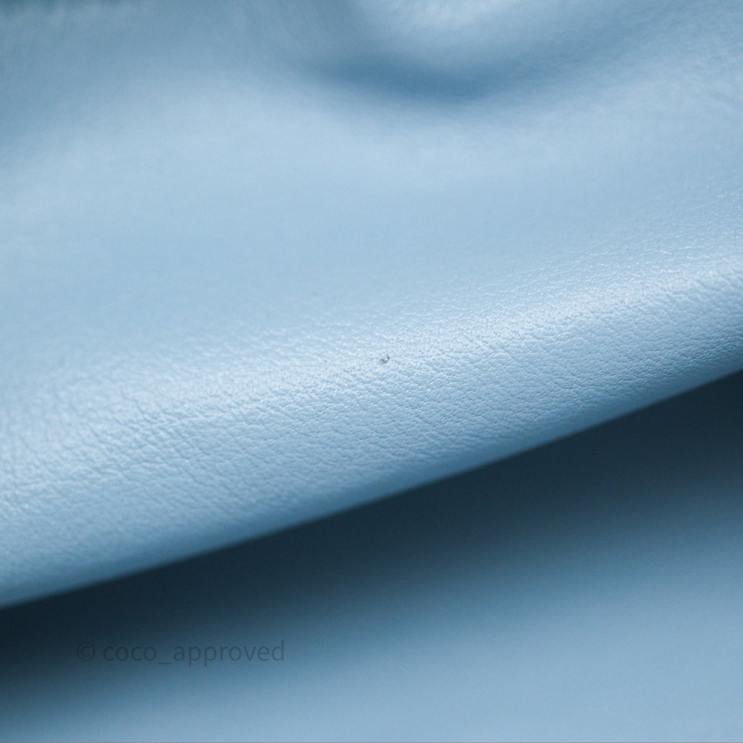 Bottega Veneta The Mini Pouch Ice Blue Calfskin