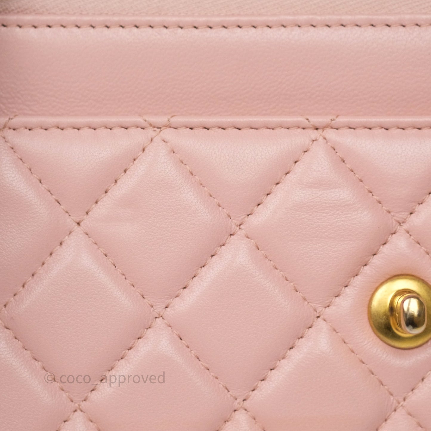 Chanel Camellia Crush Wallet on Chain WOC Pink Lambskin Aged Gold Hardware