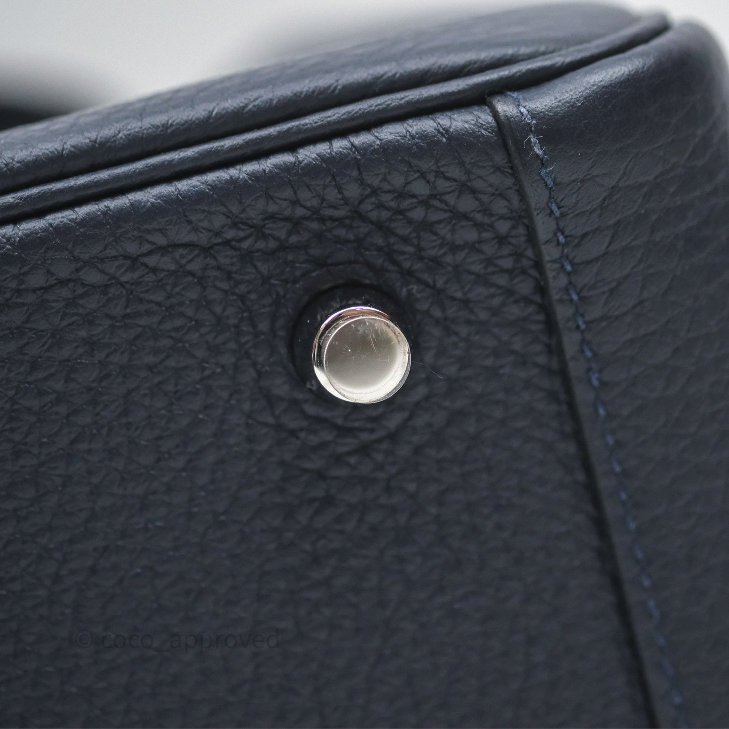 Hermès Lindy 26 Bleu Nuit 2Z Taurillon Clemence Palladium Hardware