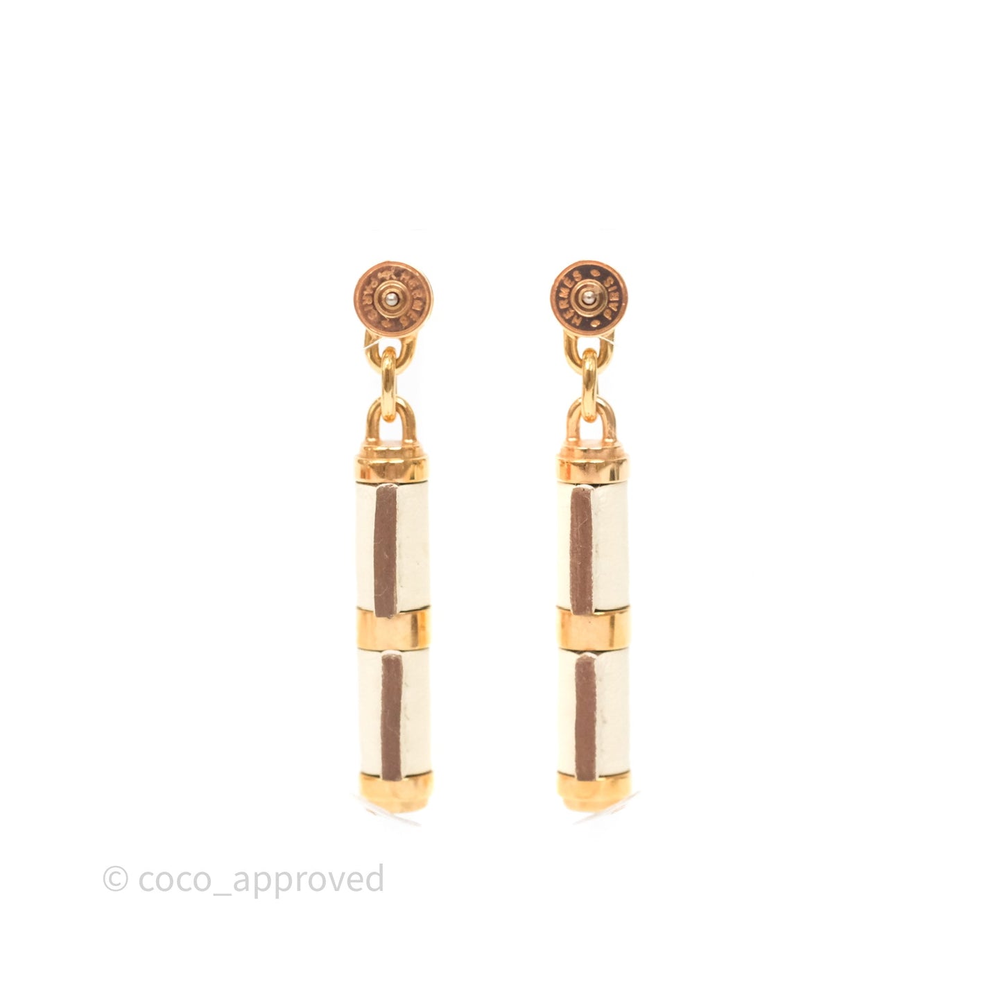 Hermes Charniere Earrings Small Model Nata I2