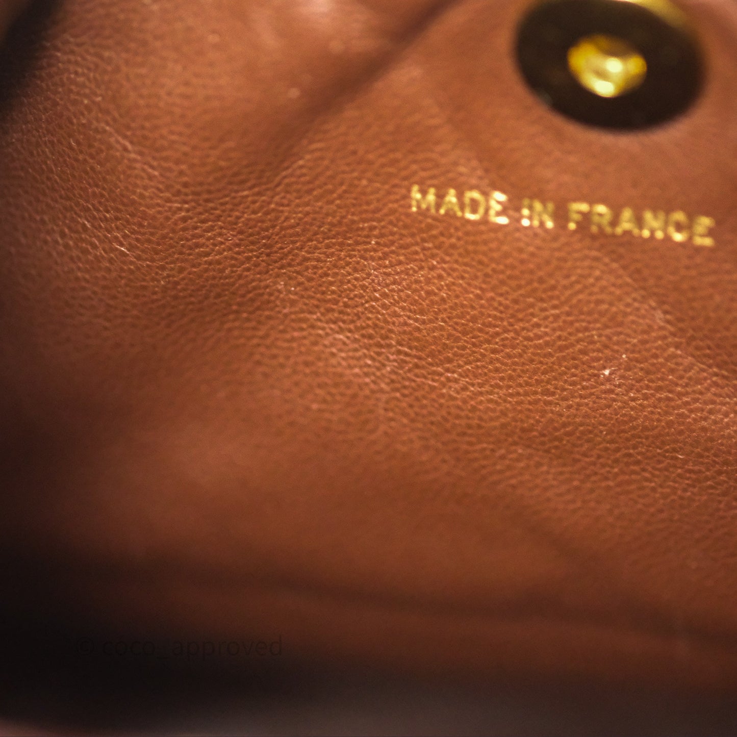 Chanel Vintage CC Duma Backpack Brown Lambskin 24K Gold Hardware