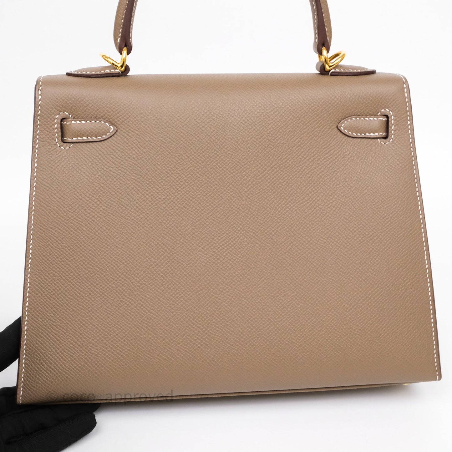 Hermès Kelly 25 Etoupe 18 Epsom Gold Hardware