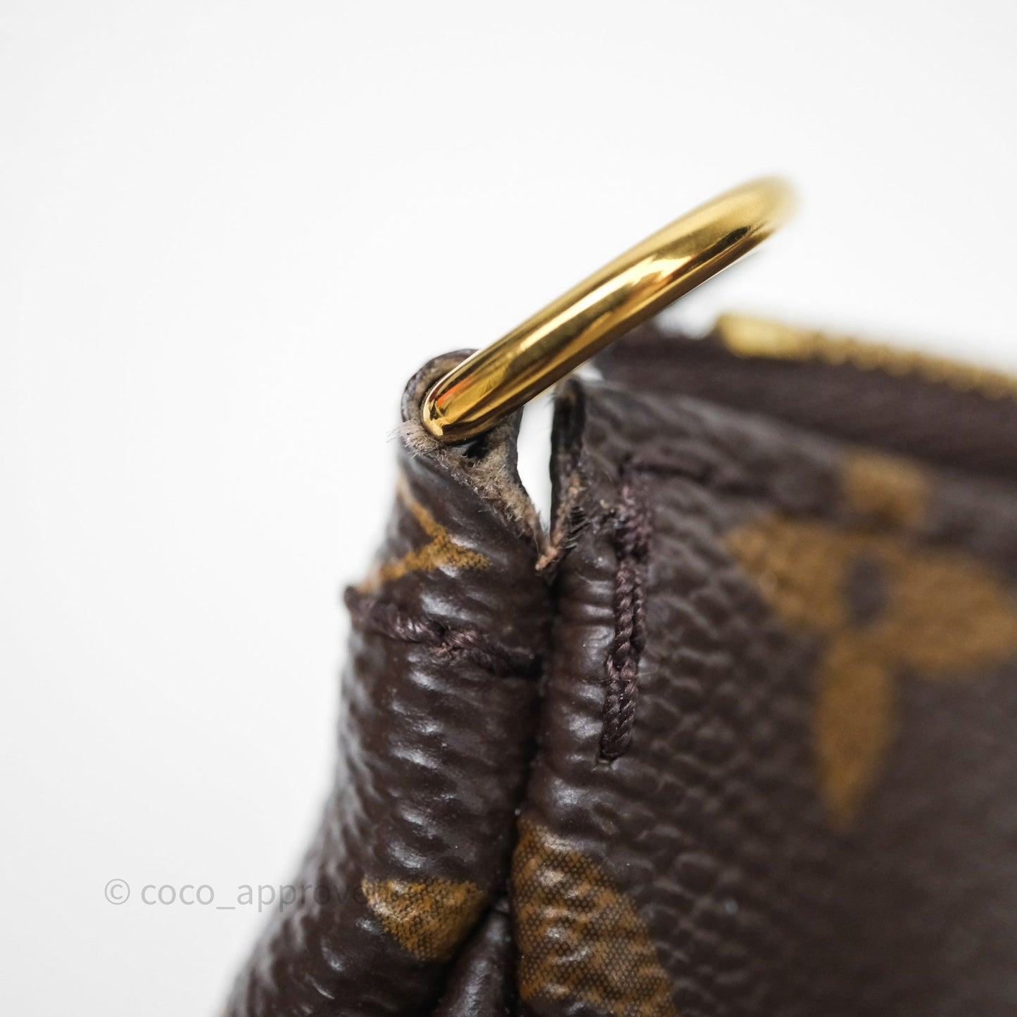 Louis Vuitton Multi Pochette Accessories Khaki Monogram Canvas