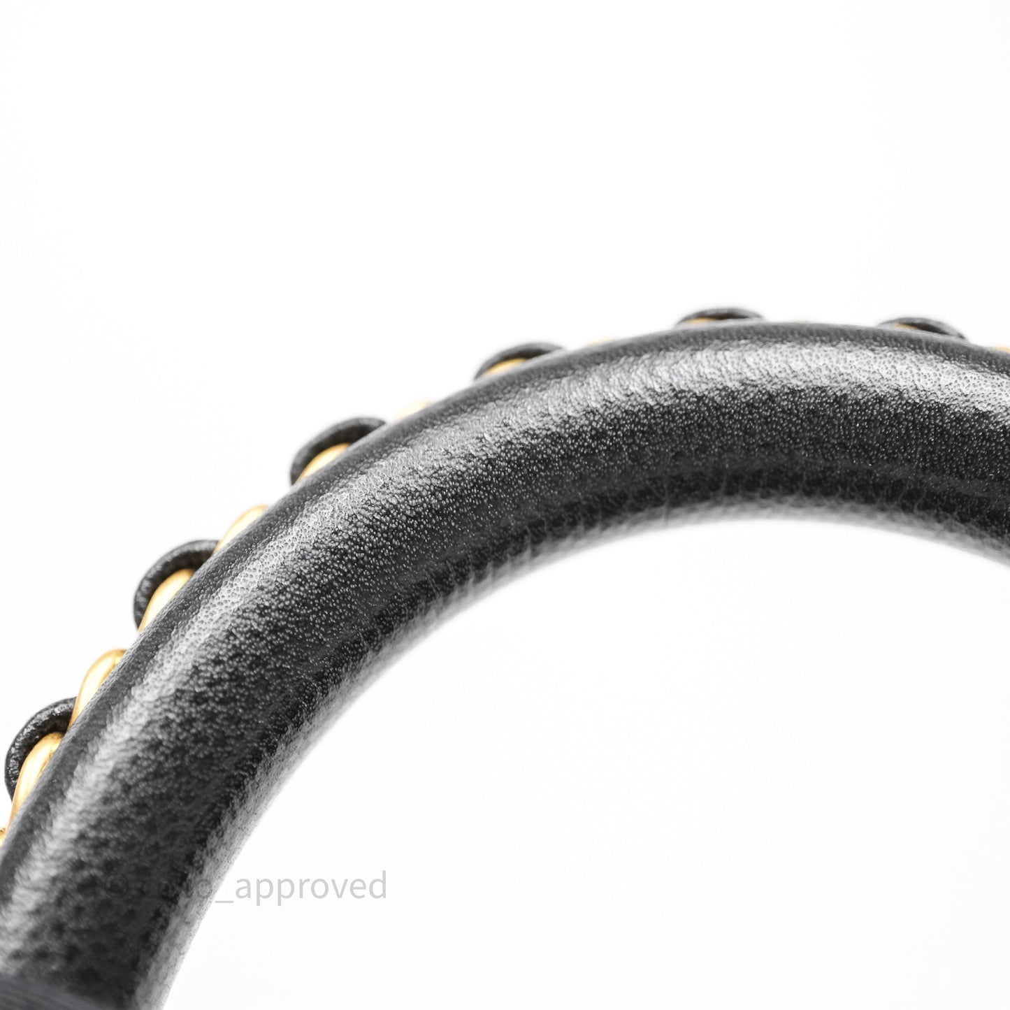 Chanel Small Coco Handle Black Caviar Aged Gold Hardware Braided Handle