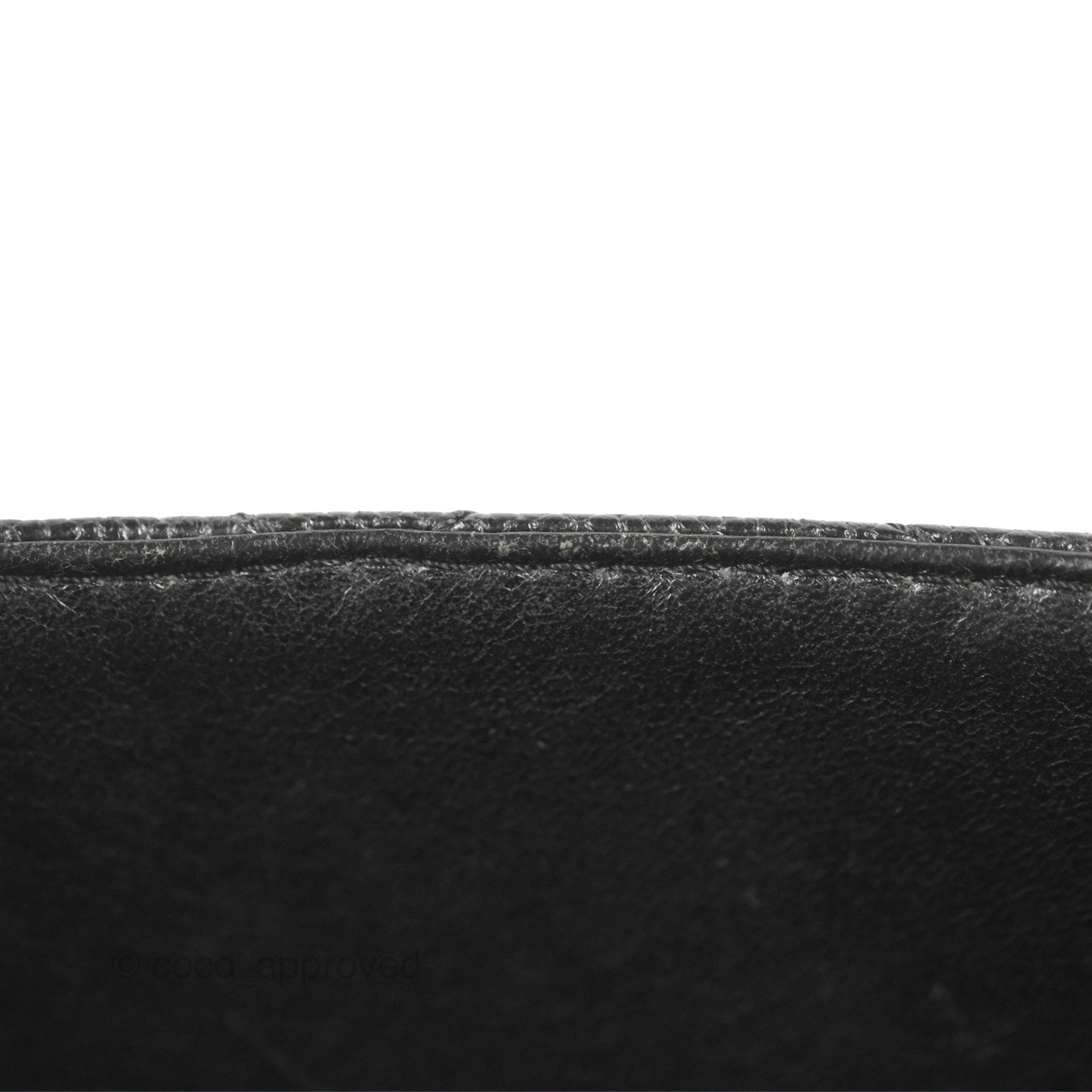 Chanel Vintage Kelly Quilted Flap Black Caviar 24K Gold Hardware