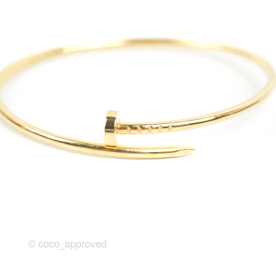 Cartier Small Juste Un Clou Bracelet Yellow Gold