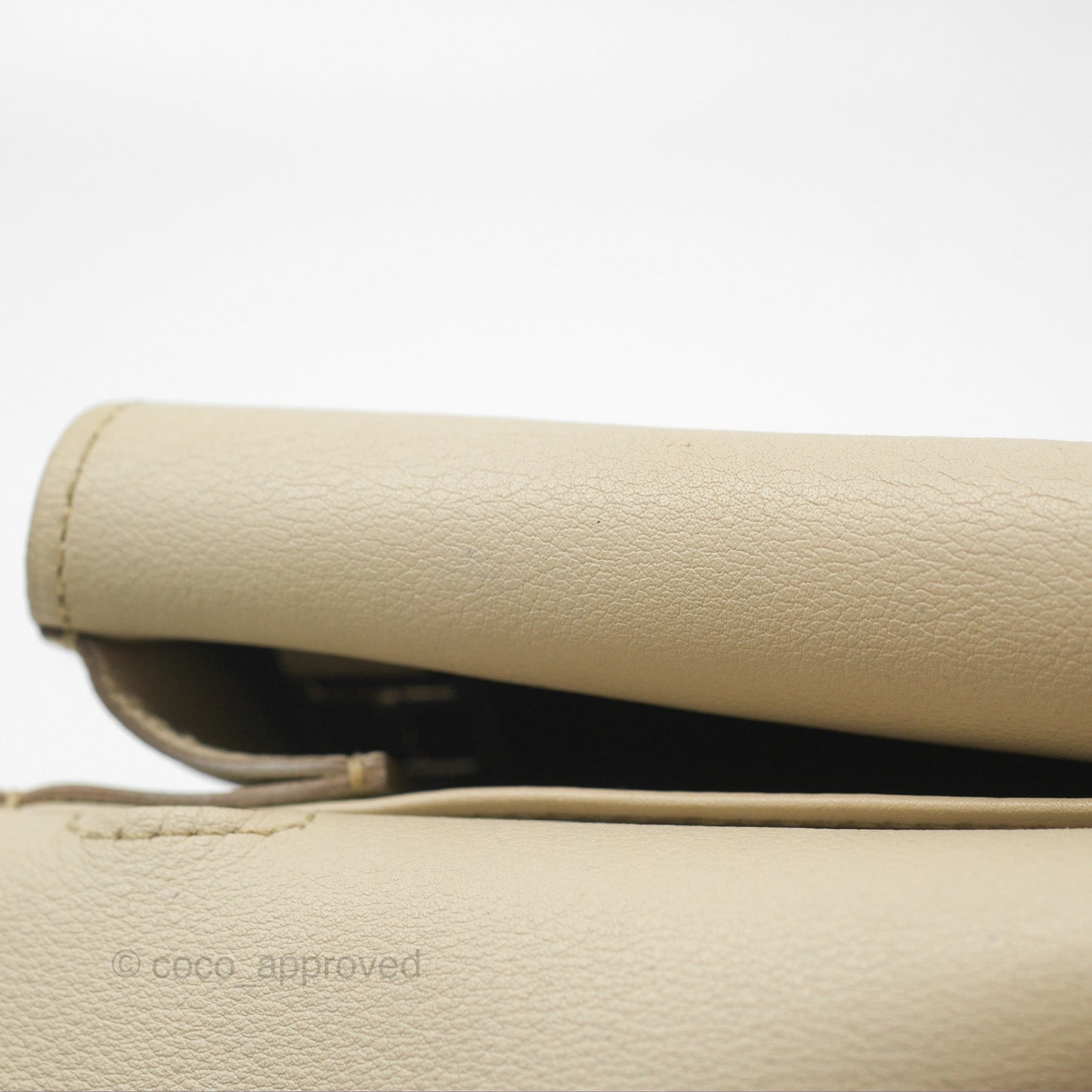 Hermès Halzan 22 Mini Craie Swift Palladium Hardware