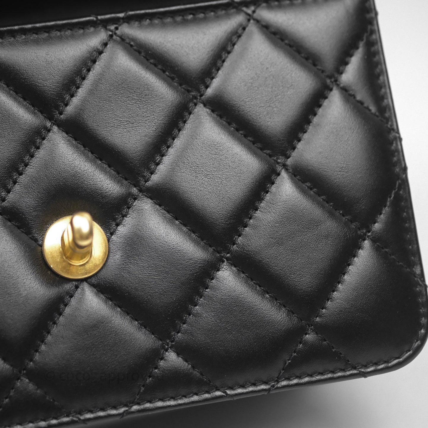 Chanel Quilted Mini Perfect Fit Adjustable Black Calfskin Gold Hardware