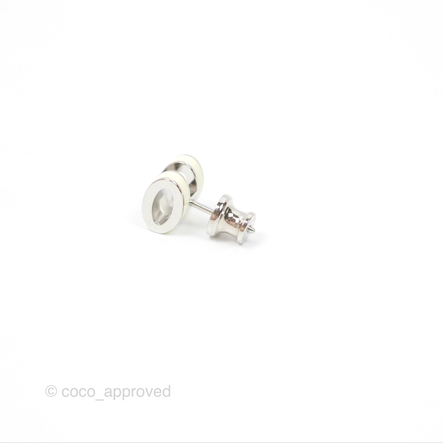 Hermès Mini Pop H Earrings Jaune Soufre Pâle