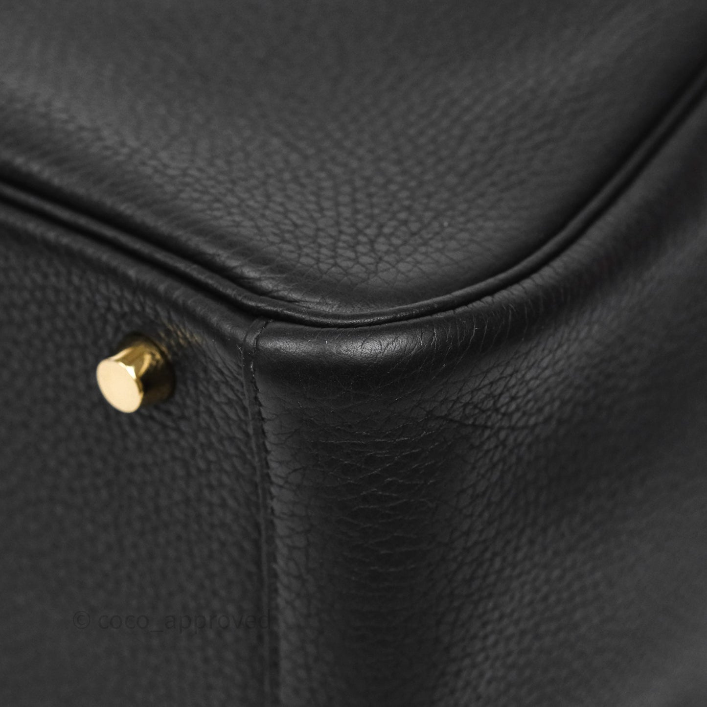 Hermès Lindy 30 Black Noir 89 Clemence Gold Hardware