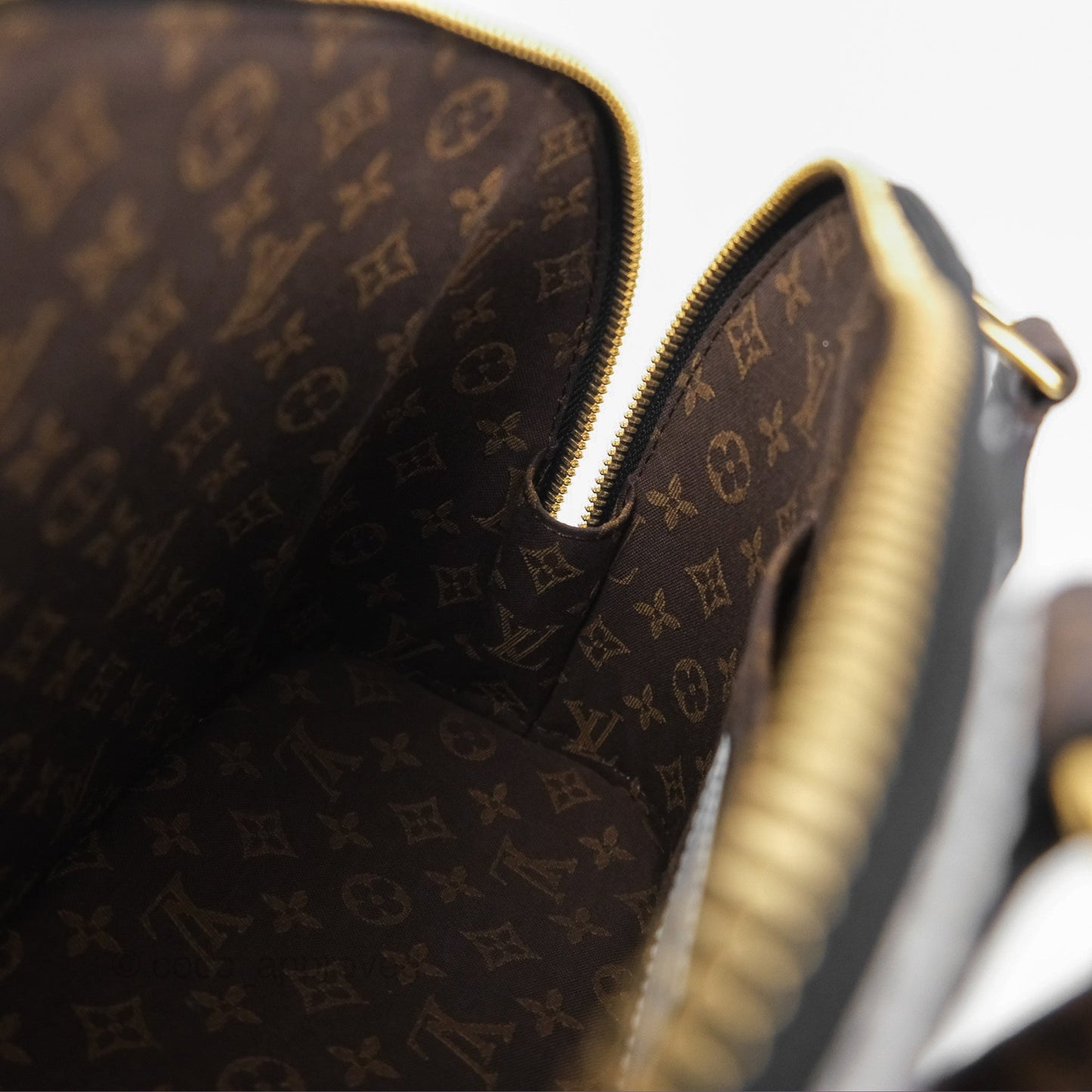Louis Vuitton Alma BB Fornasetti Handbag Patent Calfskin