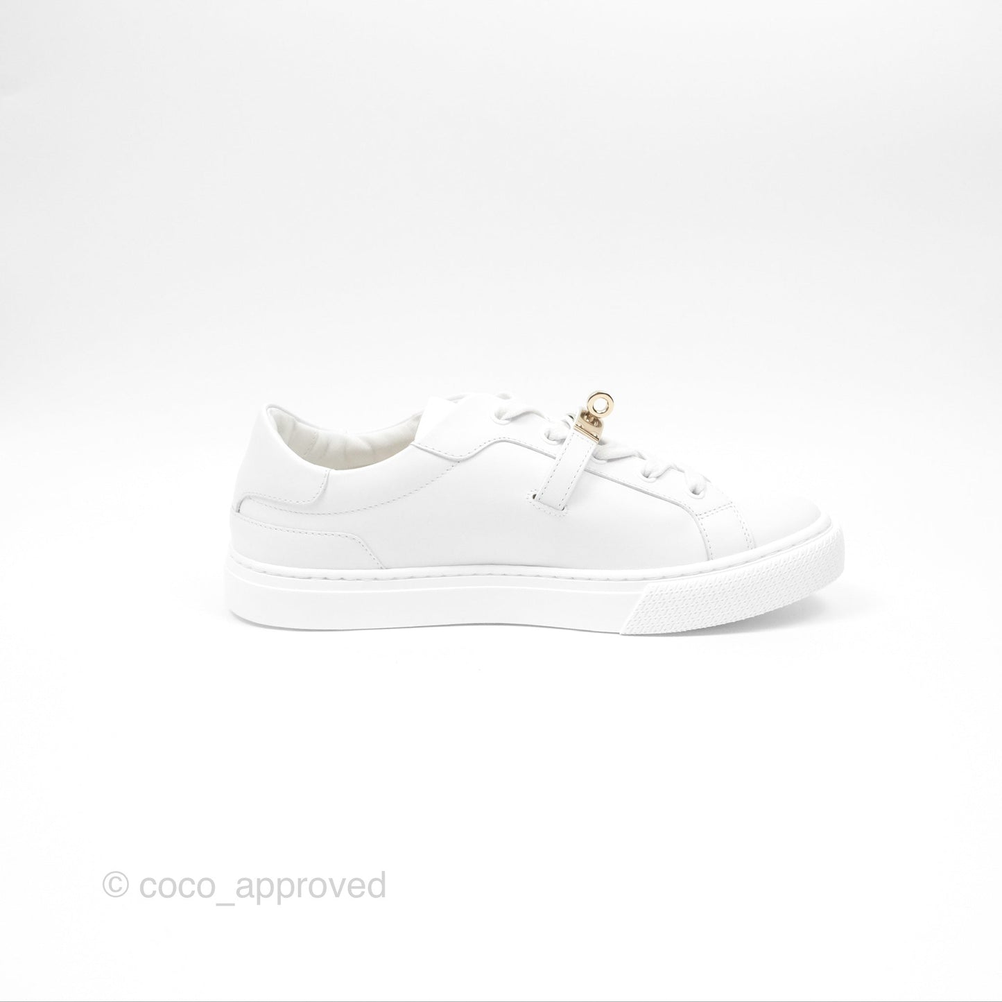 Hermès Day Sneaker White Gold Hardware Size 40