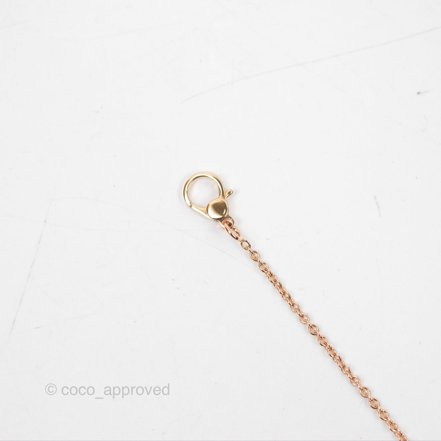 Hermès Finesse Necklace Rose Gold