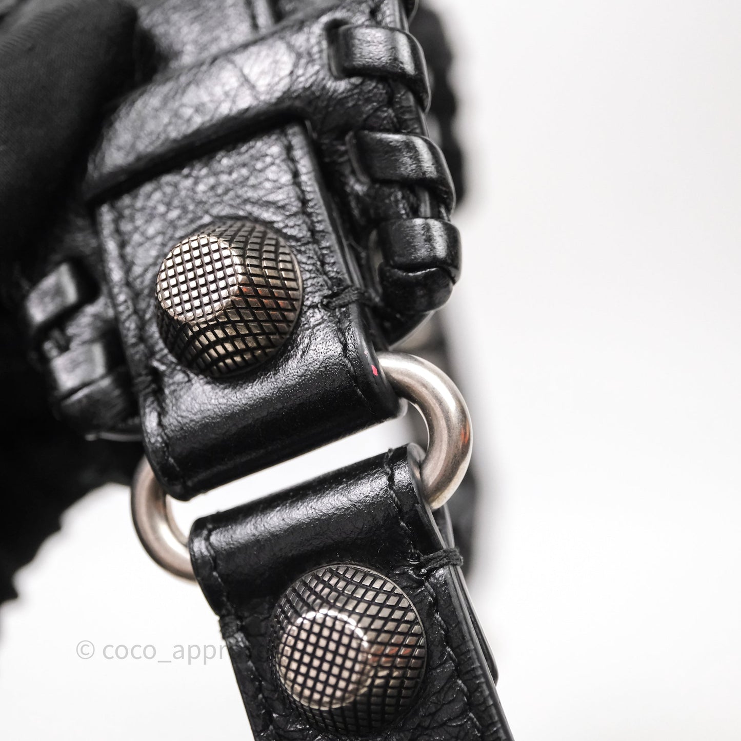Balenciaga Le Cagole Shoulder Bag Black Calfskin Silver Hardware