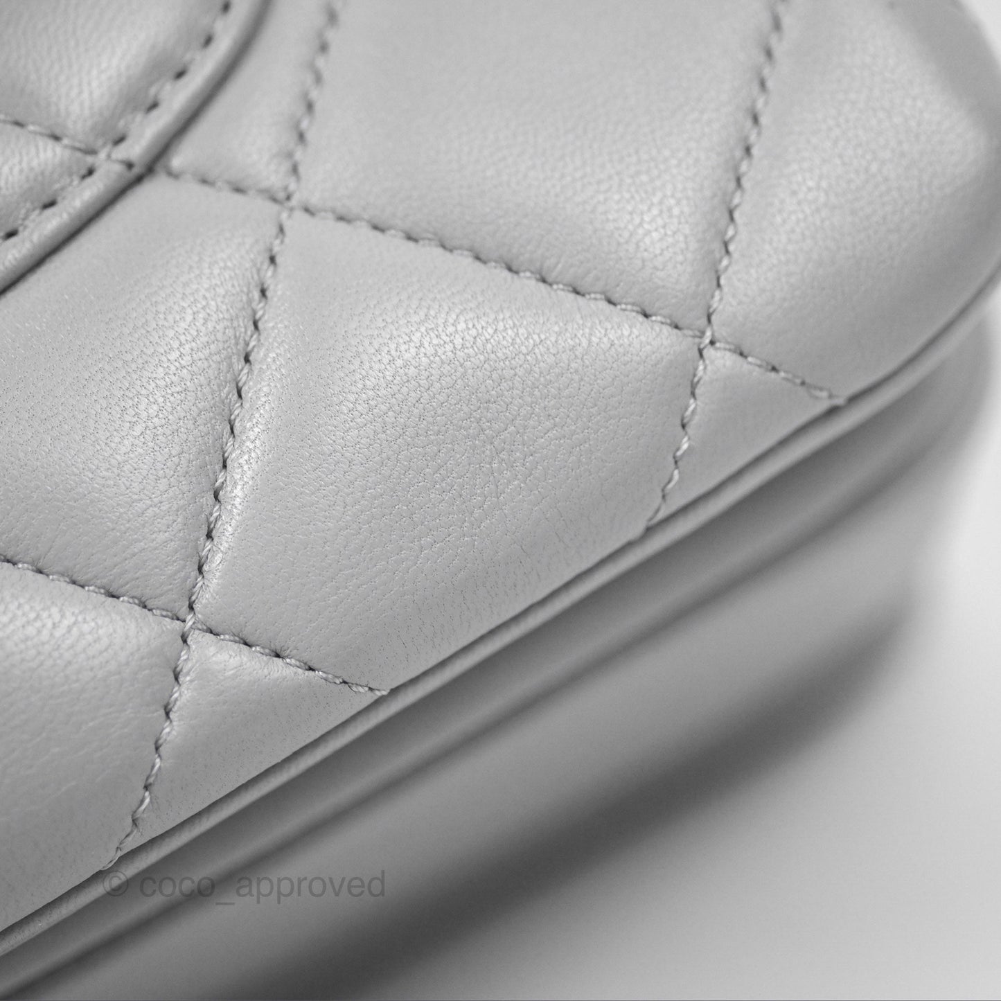 Chanel Small Trendy CC Grey Lambskin Gold Hardware