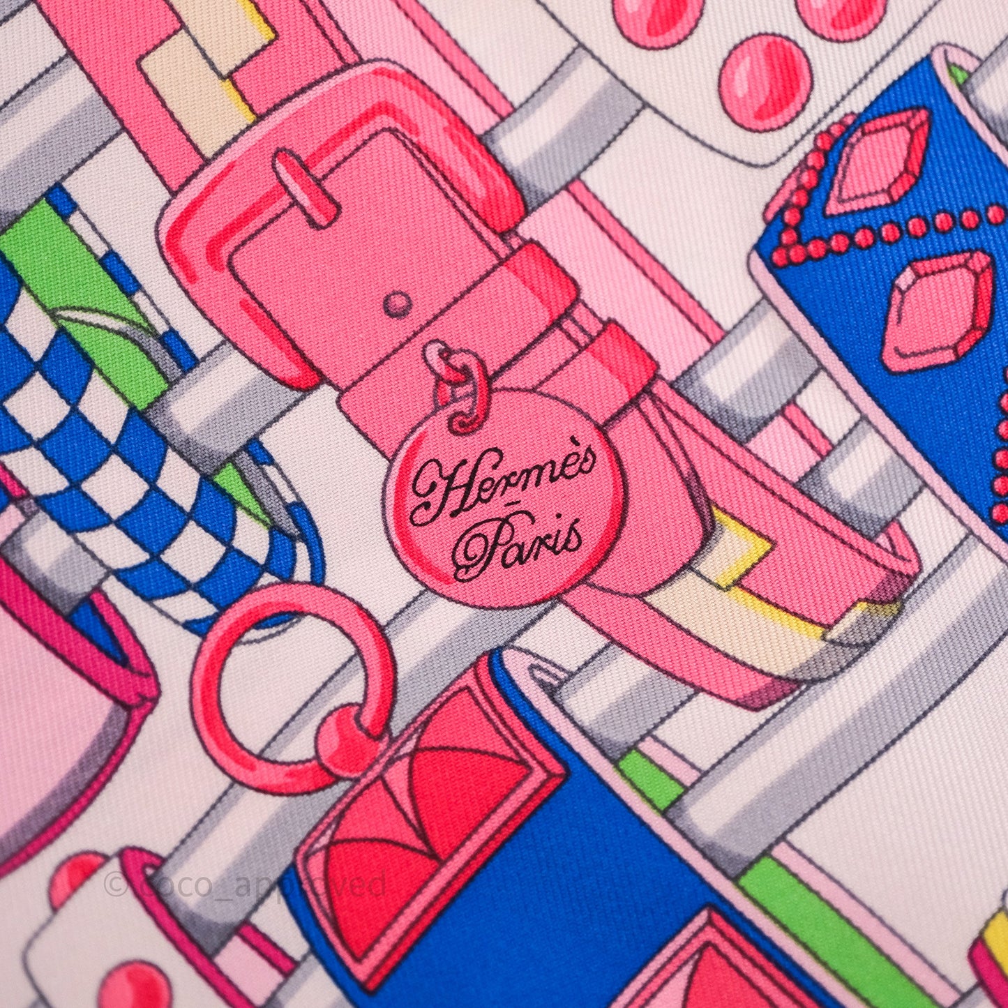 Hermès Colliers et Chiens Wash Scarf 90