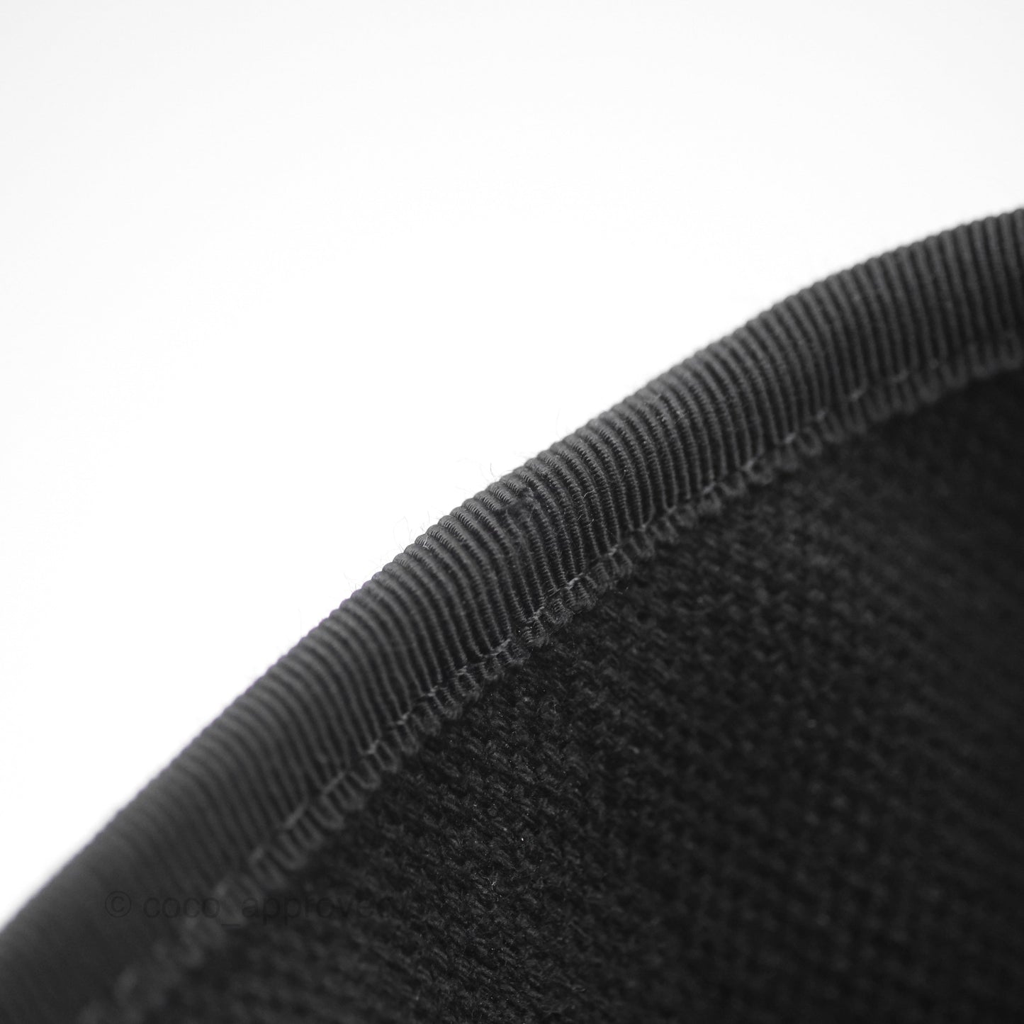 Chanel Medium Deauville Black Canvas Imitation Pearl