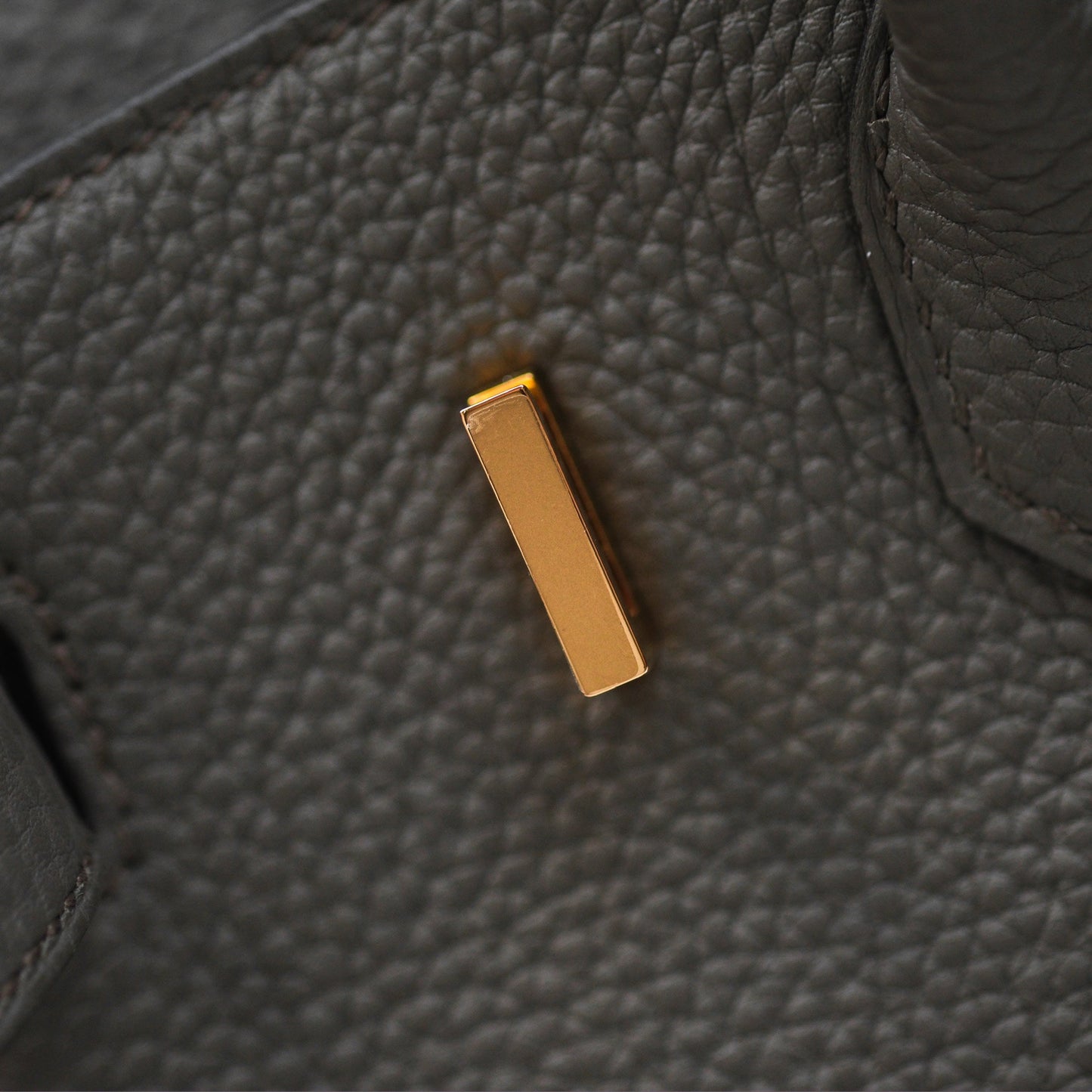 Hermès Birkin 25 Retourne Etain 8F Togo Rose Gold Hardware