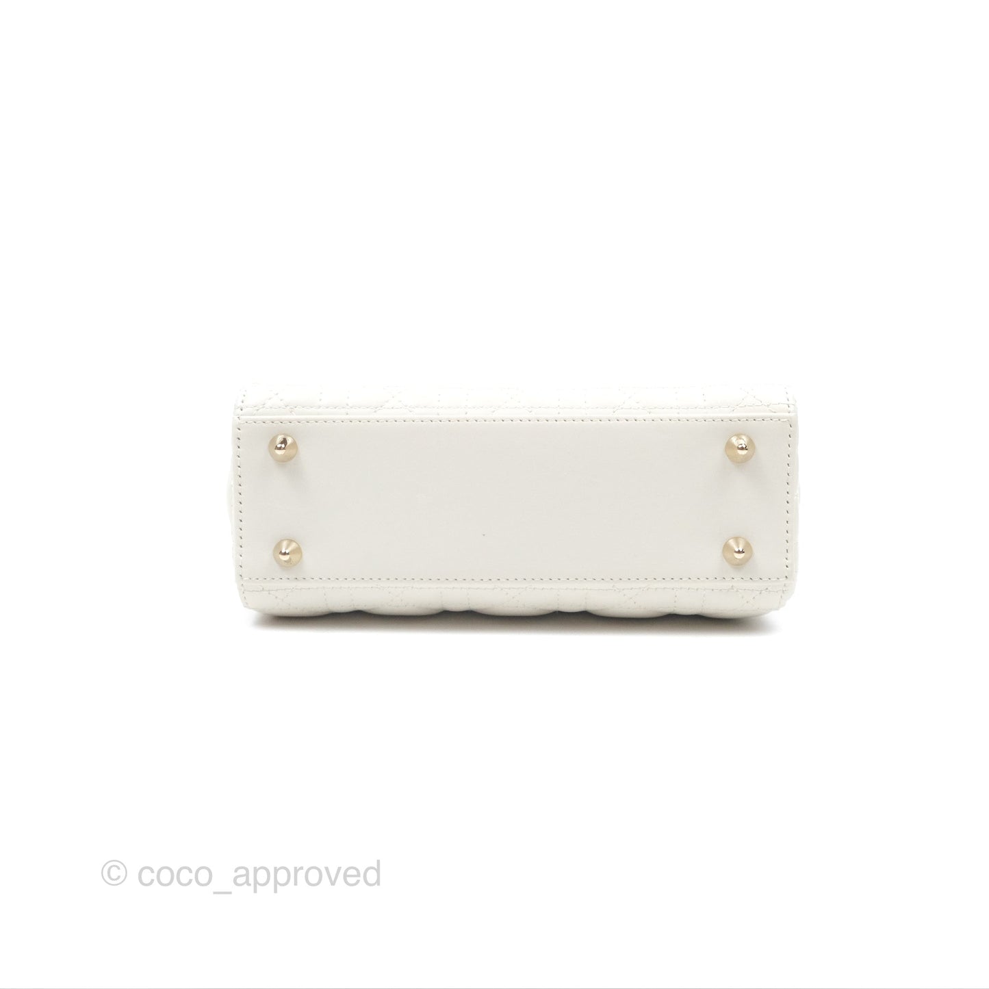 Christian Dior Small Lady Dior My ABCDior Bag Latte Cannage Lambskin