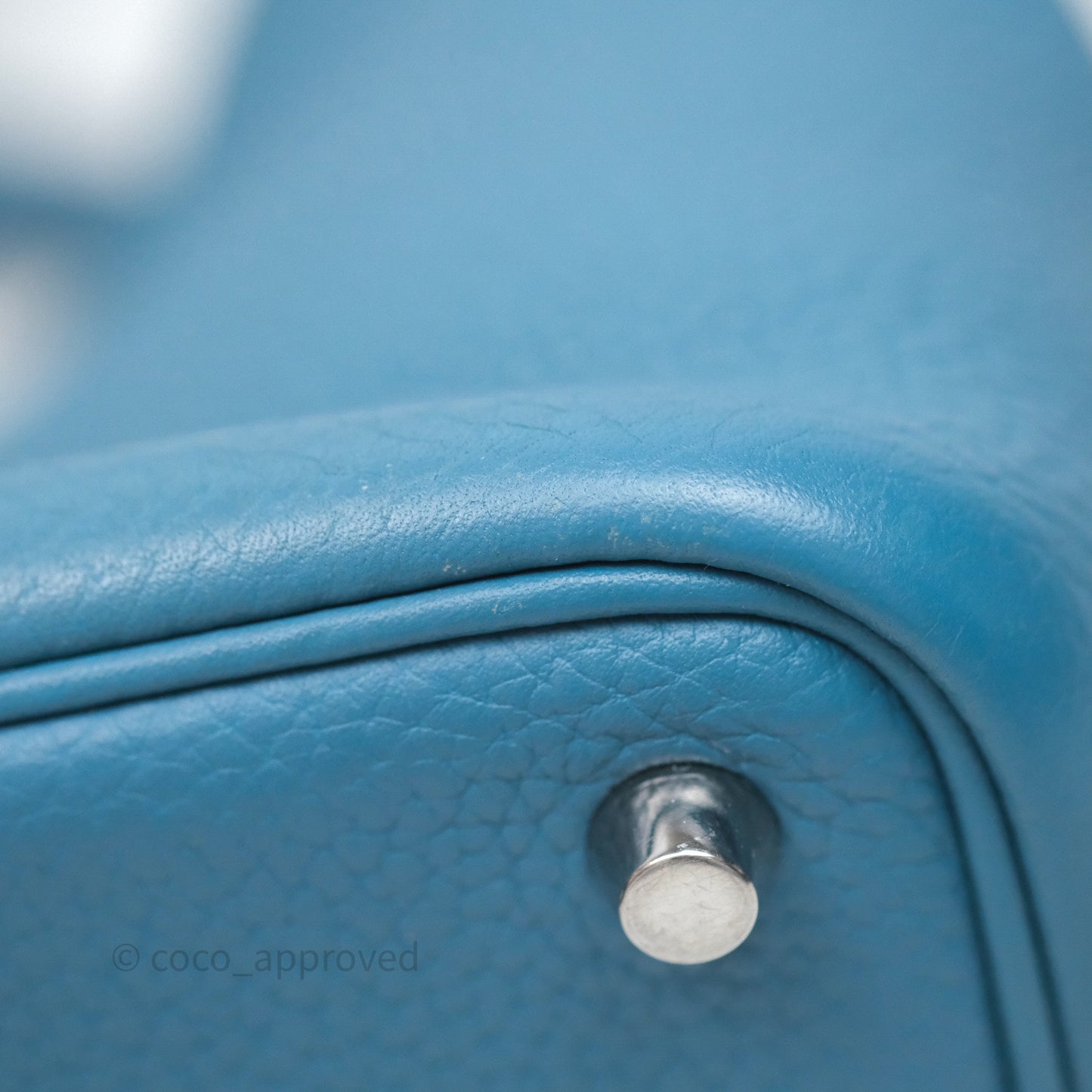 Hermès Picotin 18 Blue Jean 75 Clemence Palladium Hardware