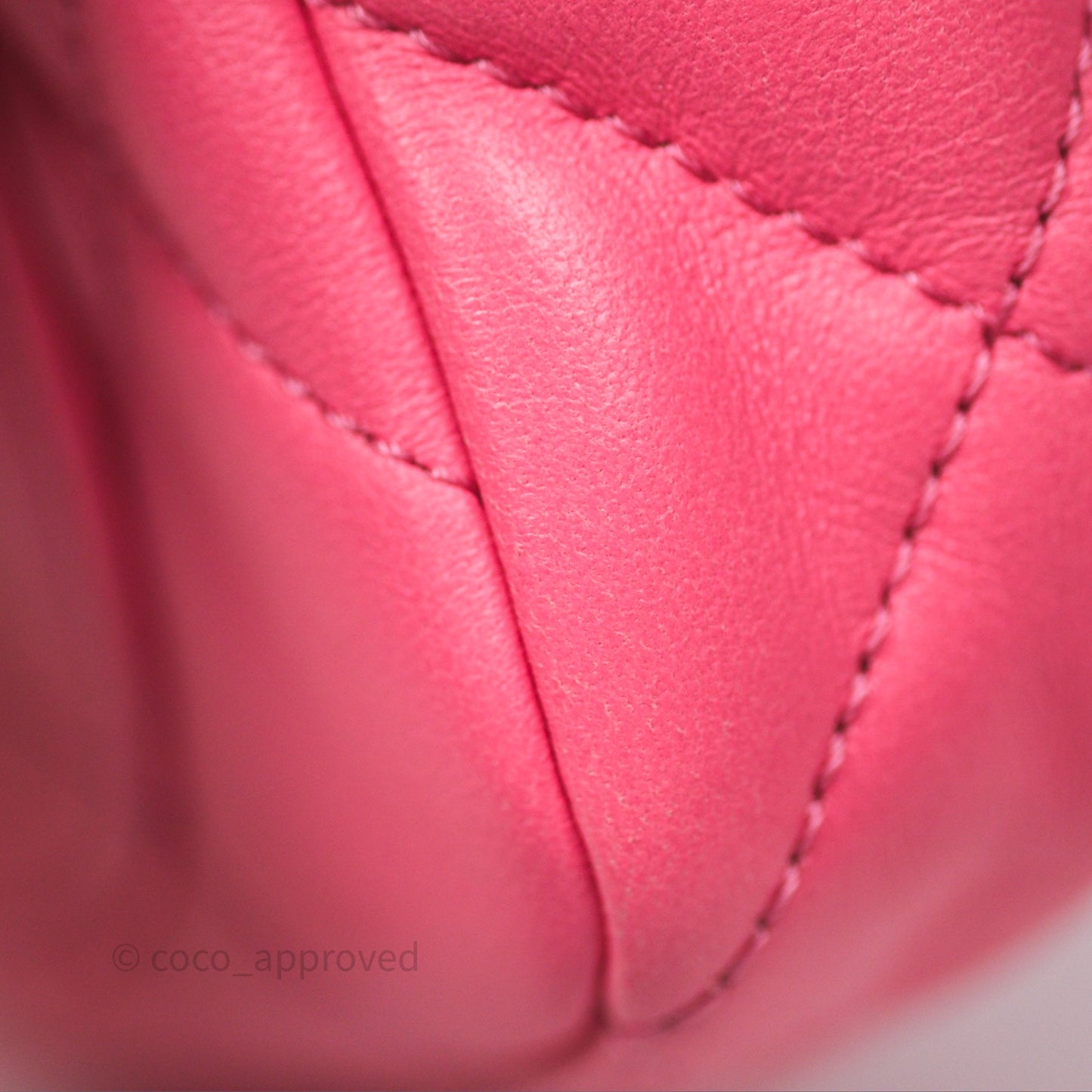 Chanel Quilted Mini CC Funky Town Flap Pink Lambskin Aged Gold Hardware