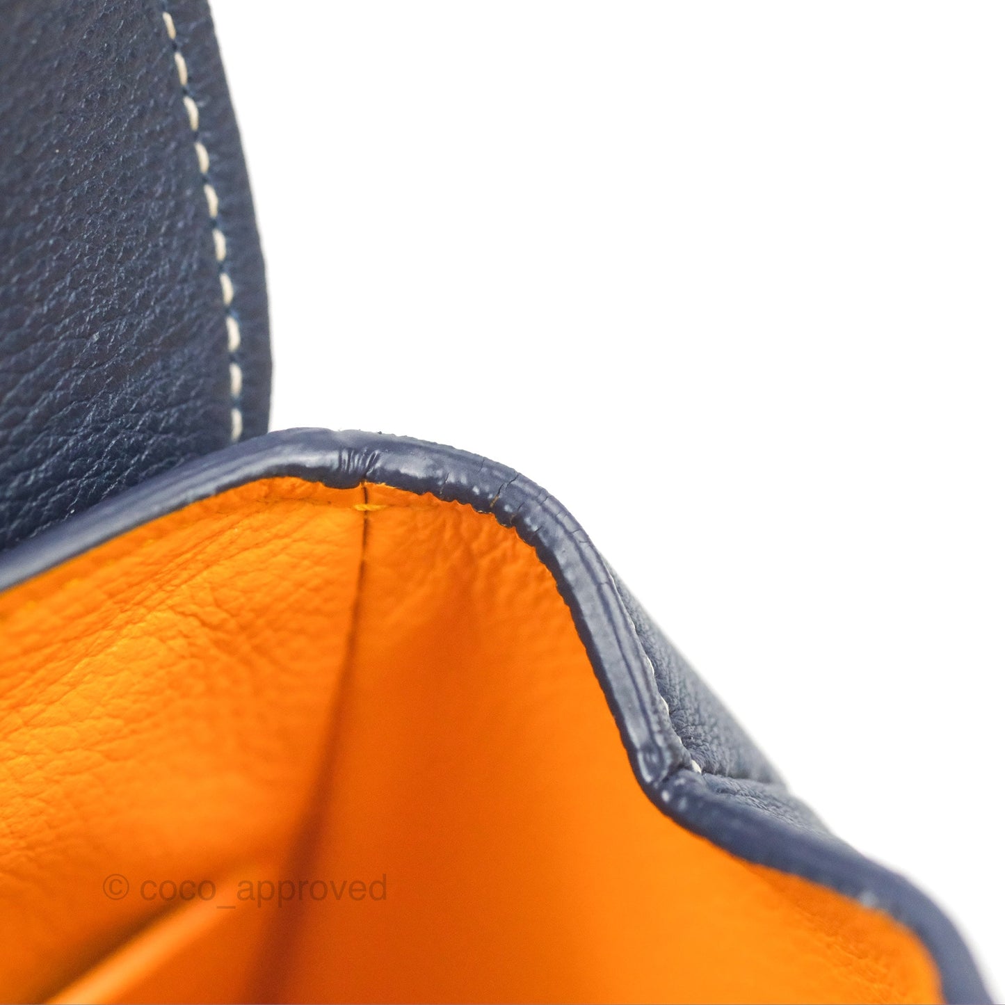 Goyard Saïgon Mini Bag Navy Goyardine Canvas/Chevroches Calfskin