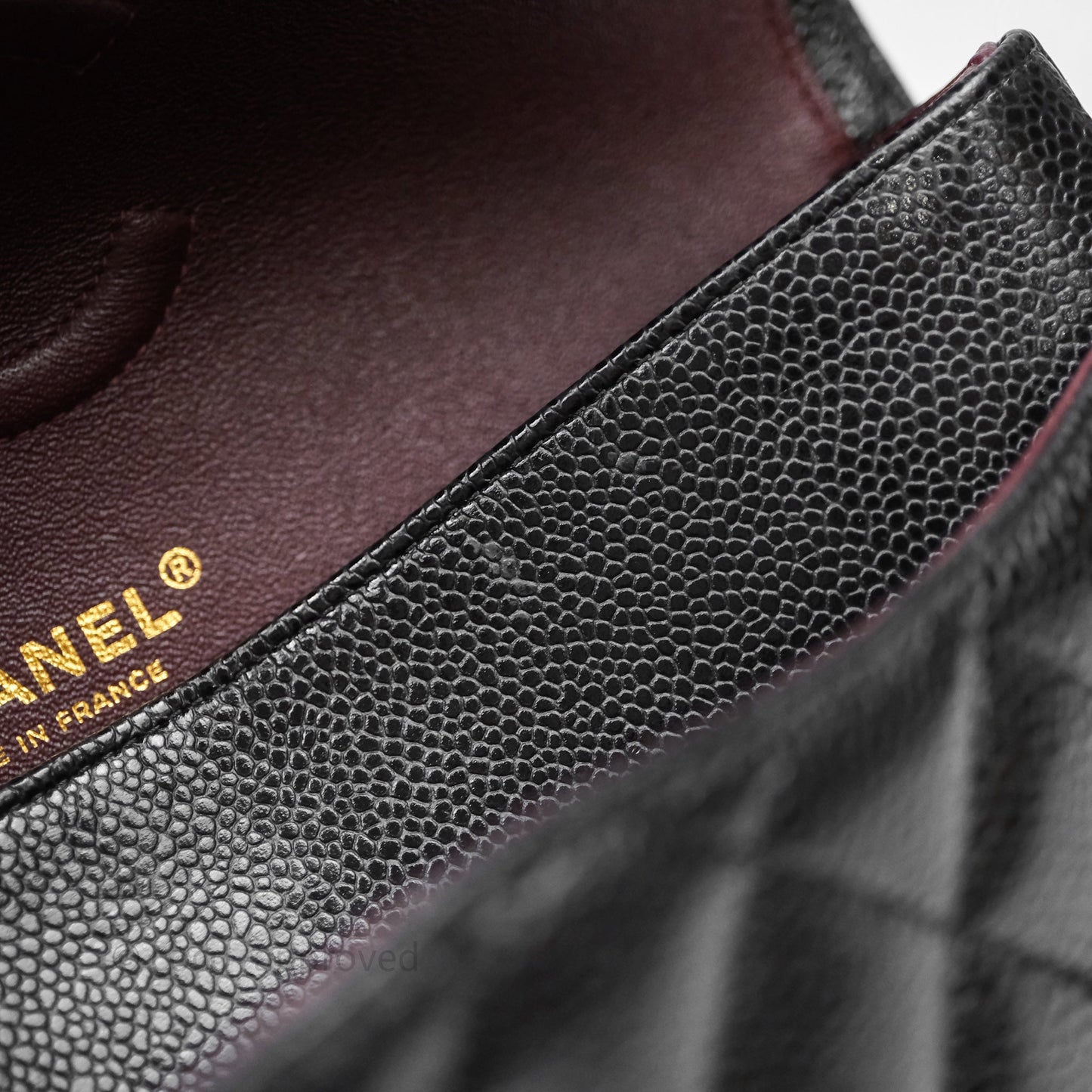 Chanel Classic Medium Flap Quilted Black Caviar Gold Hardware