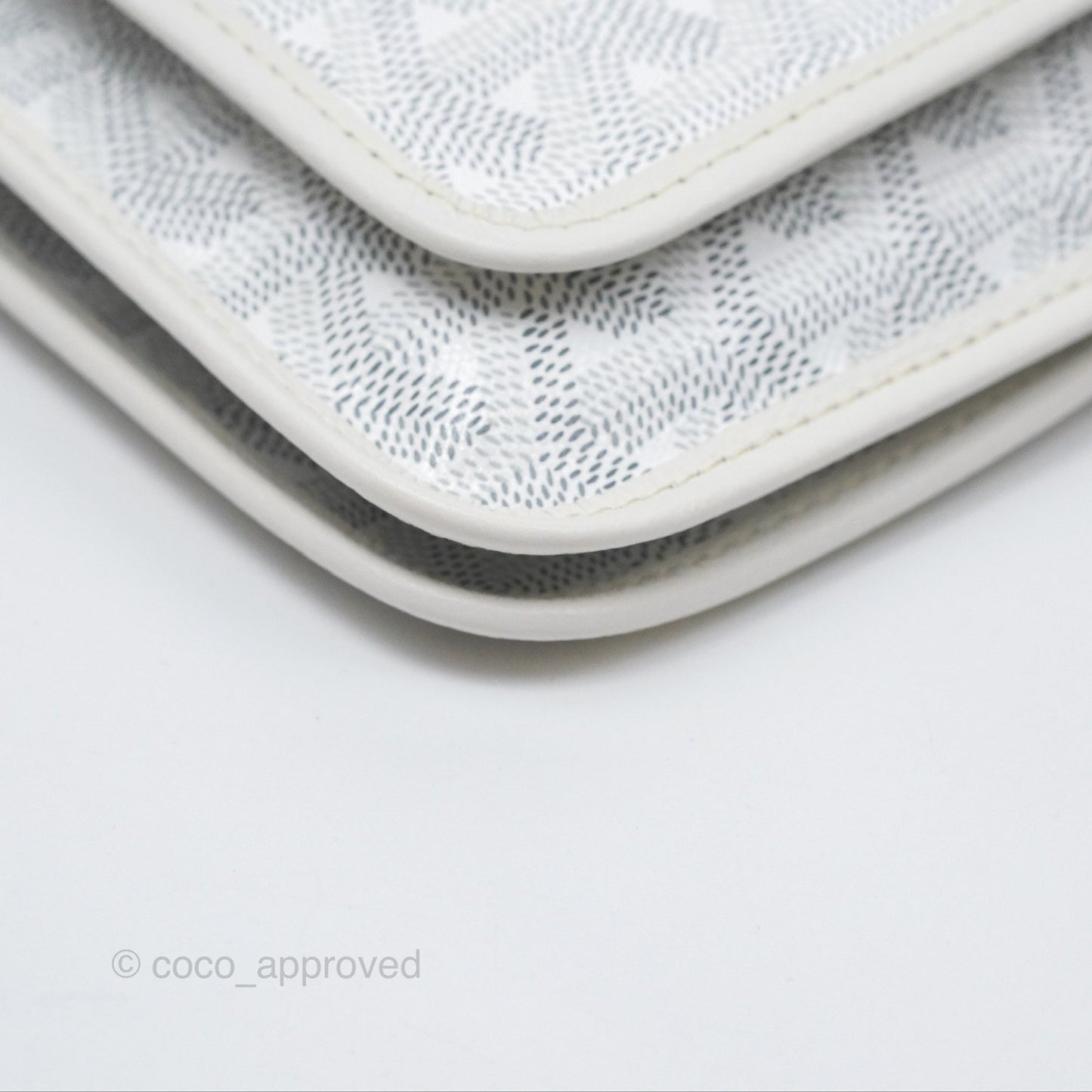 Goyard Plumet Pocket Wallet White