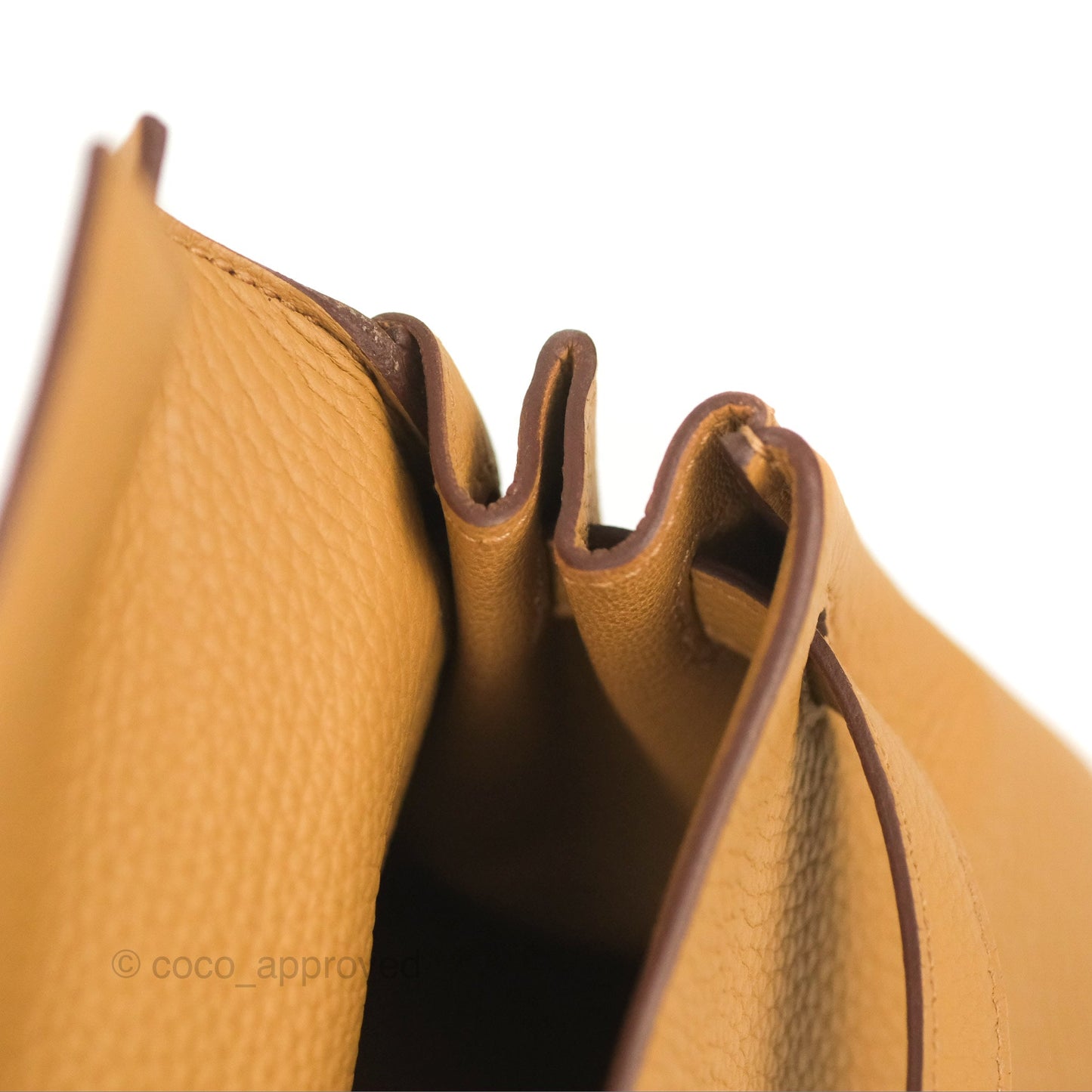 Hermès Kelly 28 Biscuit 48 Clemence Palladium Hardware