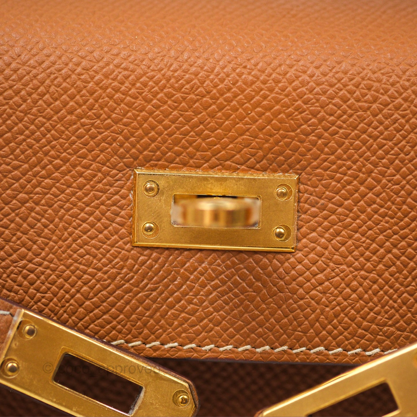 Hermès Kelly 25 Sellier Gold 37 Epsom Gold Hardware