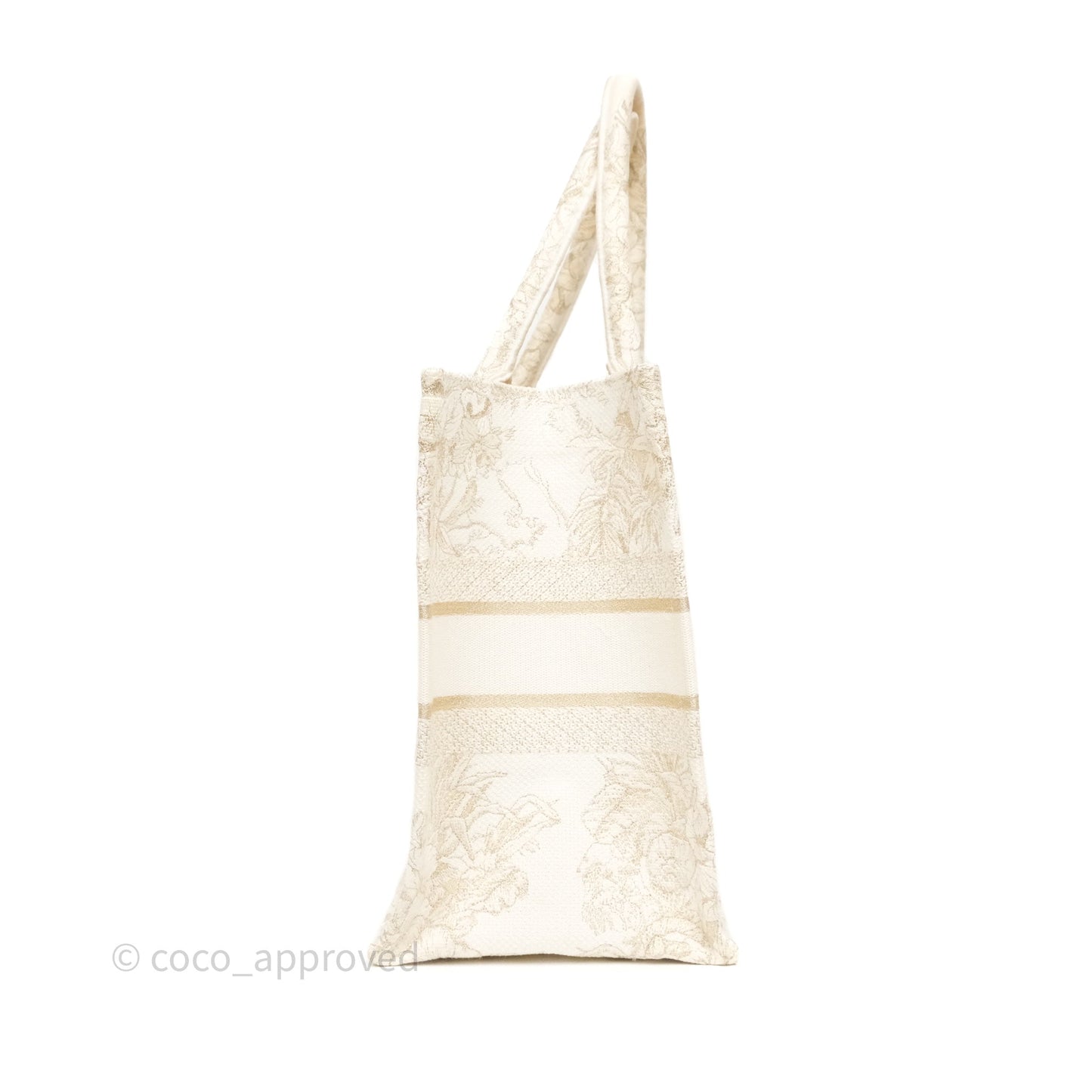 Dior Medium Book Tote Dior Rêve d'Infini Embroidery with Gold-Tone Metallic Thread