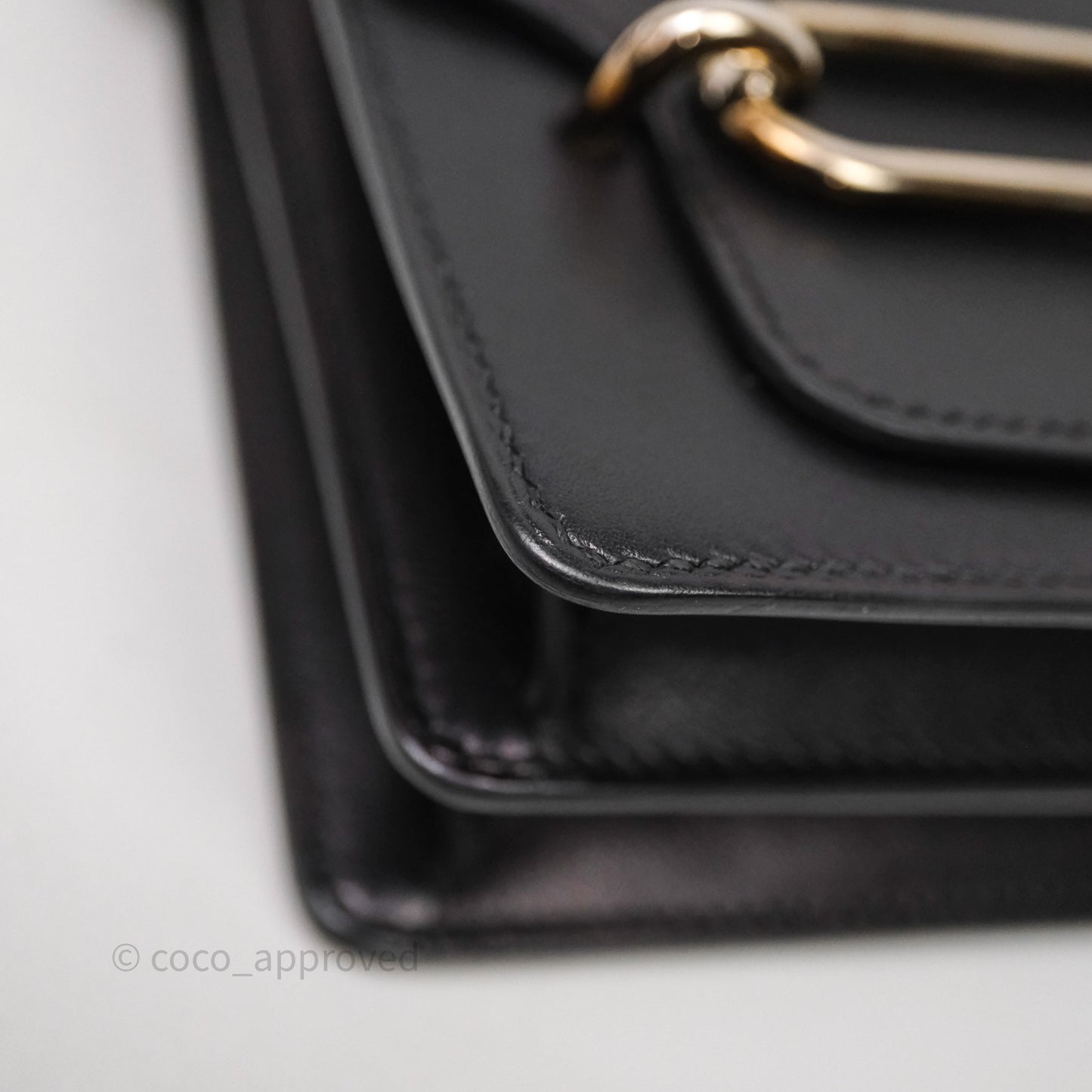 Hermès Roulis Mini 18 Black Noir 89 Palladium Hardware