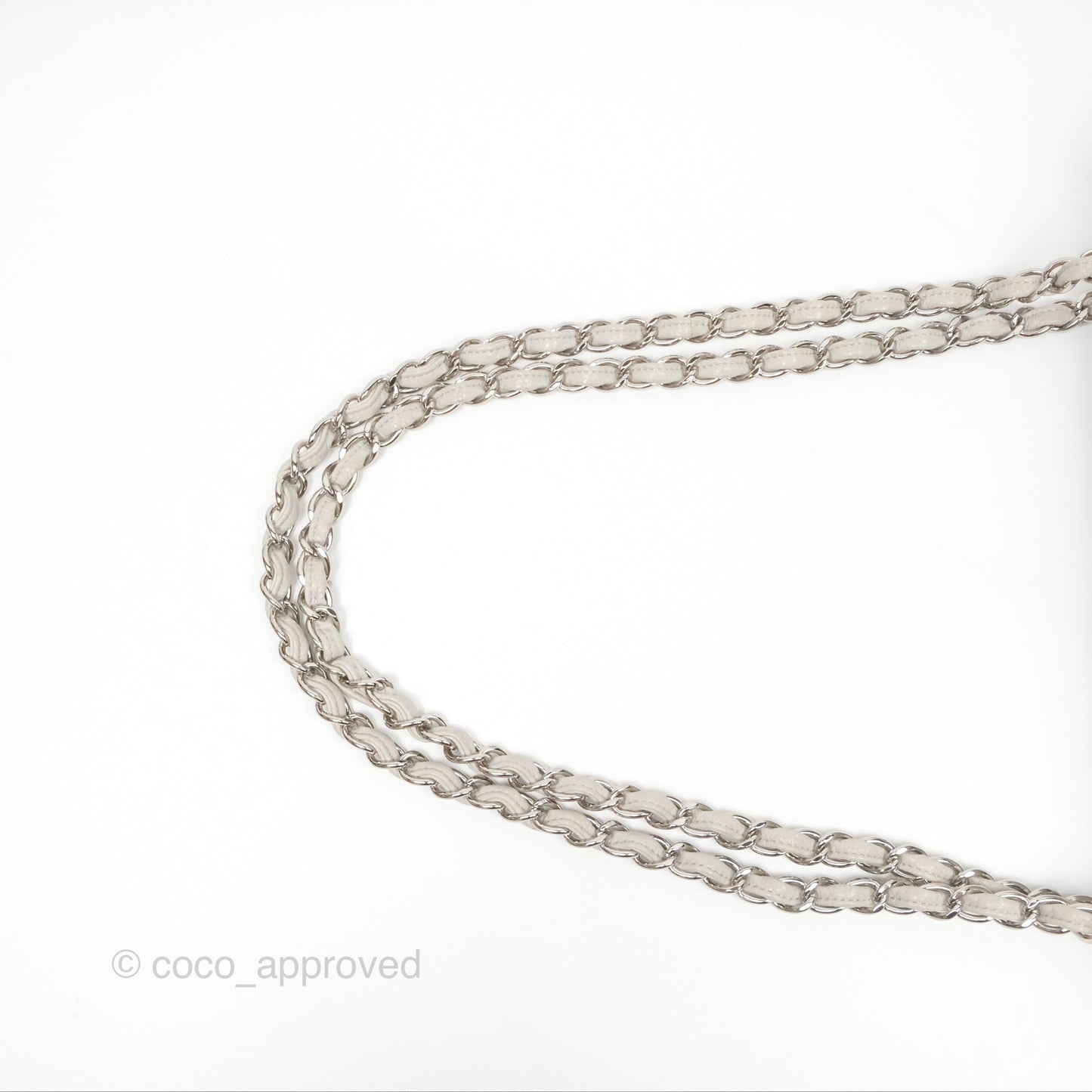 Chanel Jumbo Double Flap Light Grey Caviar Silver Hardware⁣⁣