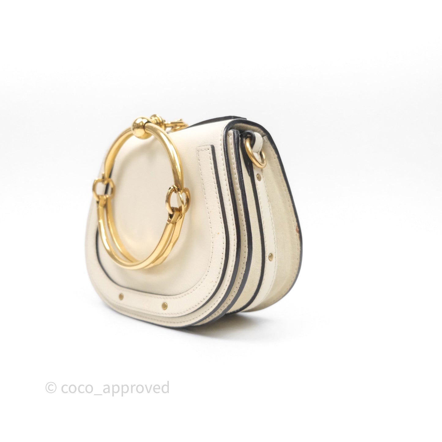 Chloé Nile Crossbody Bag White Calfskin