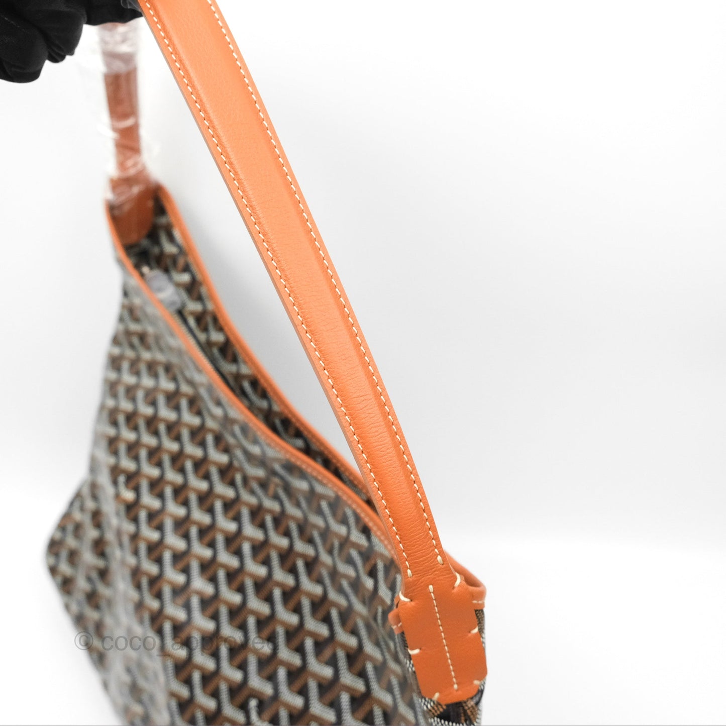 Goyard Bohème Hobo Bag Black & Tan