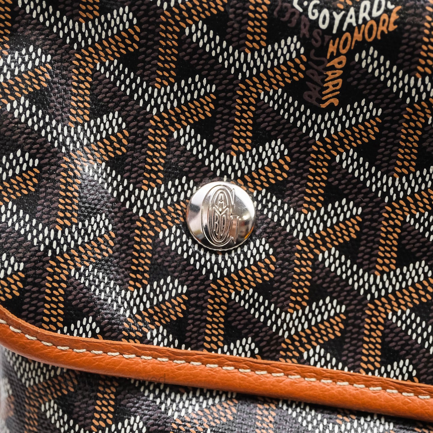 Goyard Saint Léger Backpack Black/ Tan