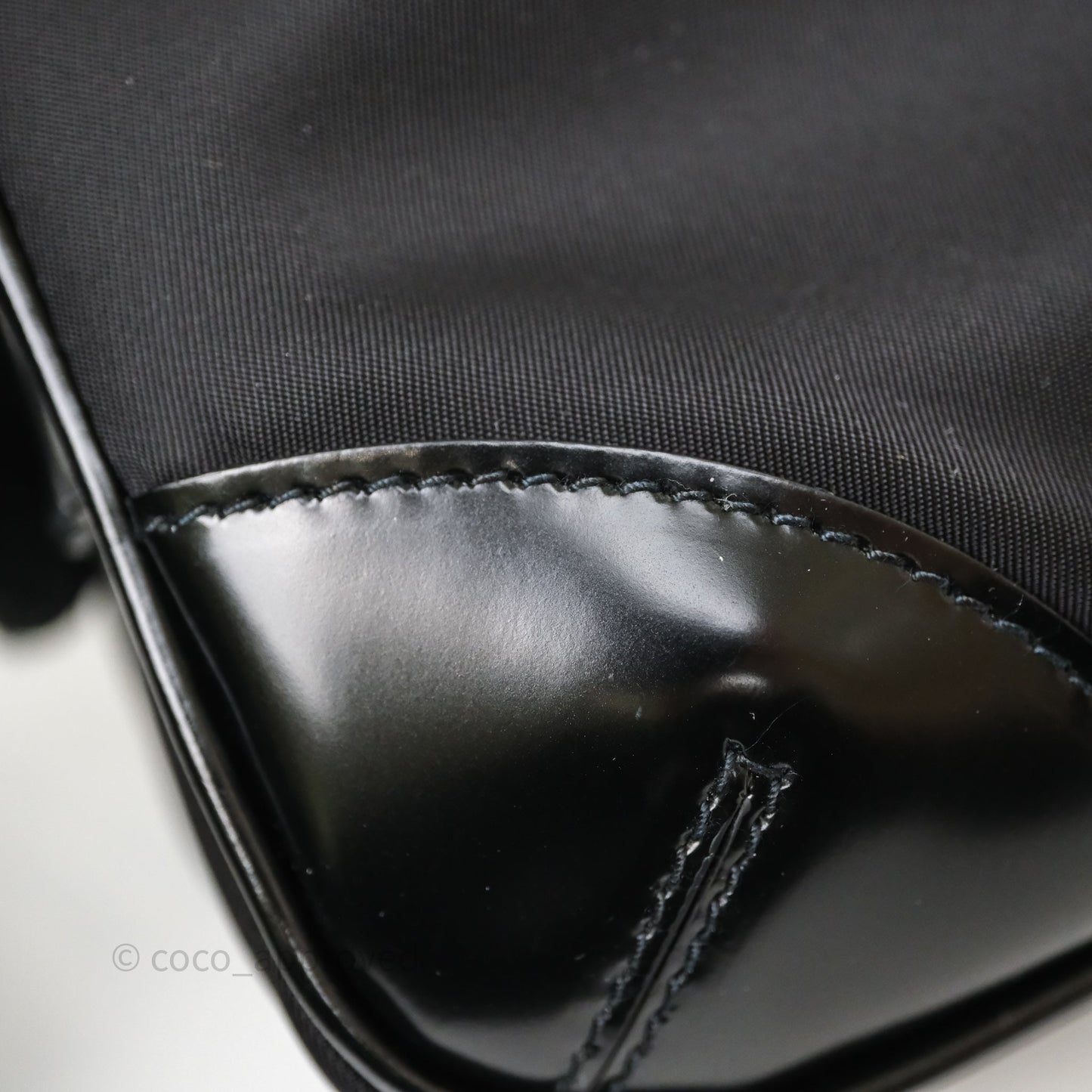 Prada Re-Edition 2002 Re-Nylon Small Shoulder Bag Black Gold Hardware